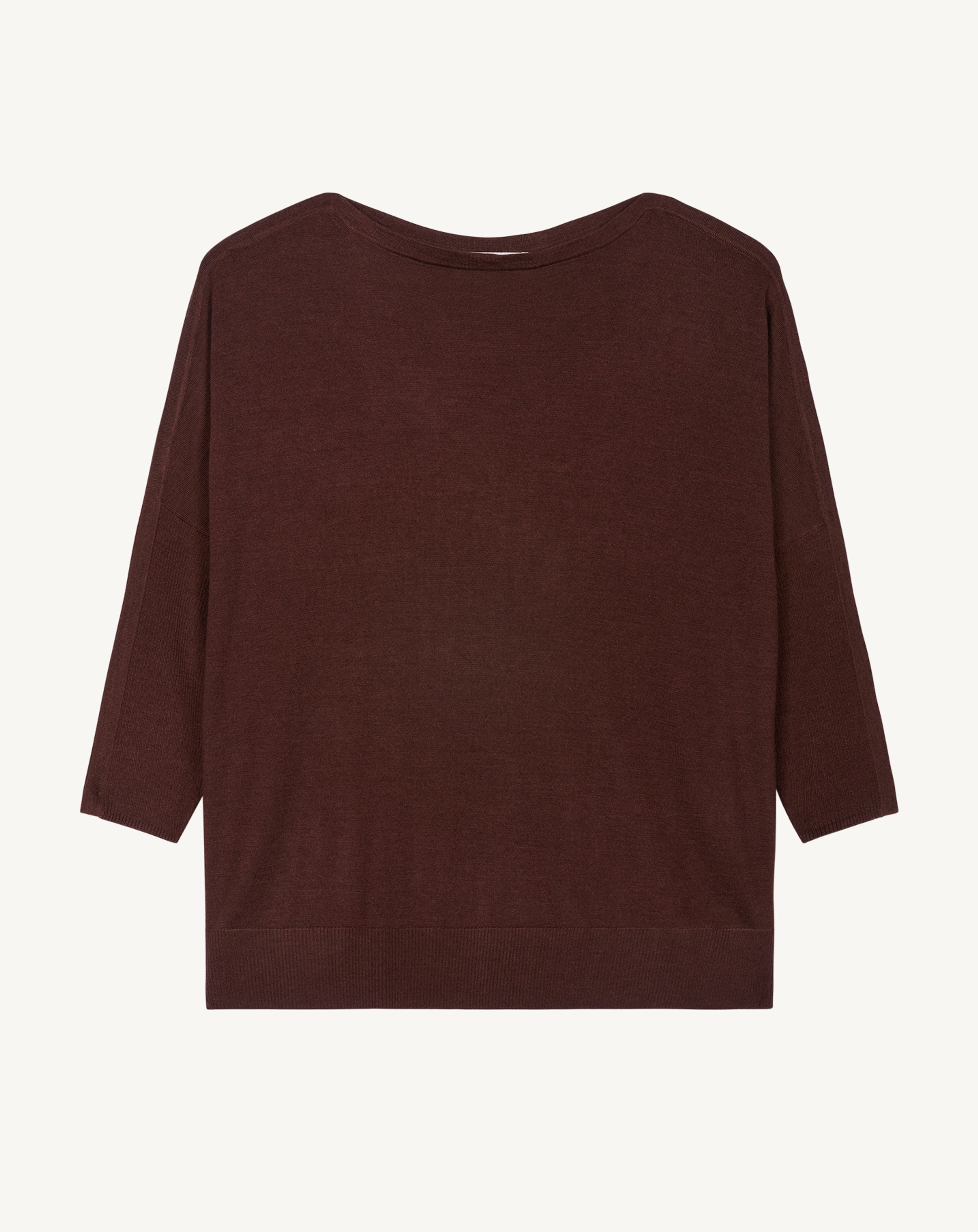 Pull oversize-CAFE-70% cachemire 30% soie