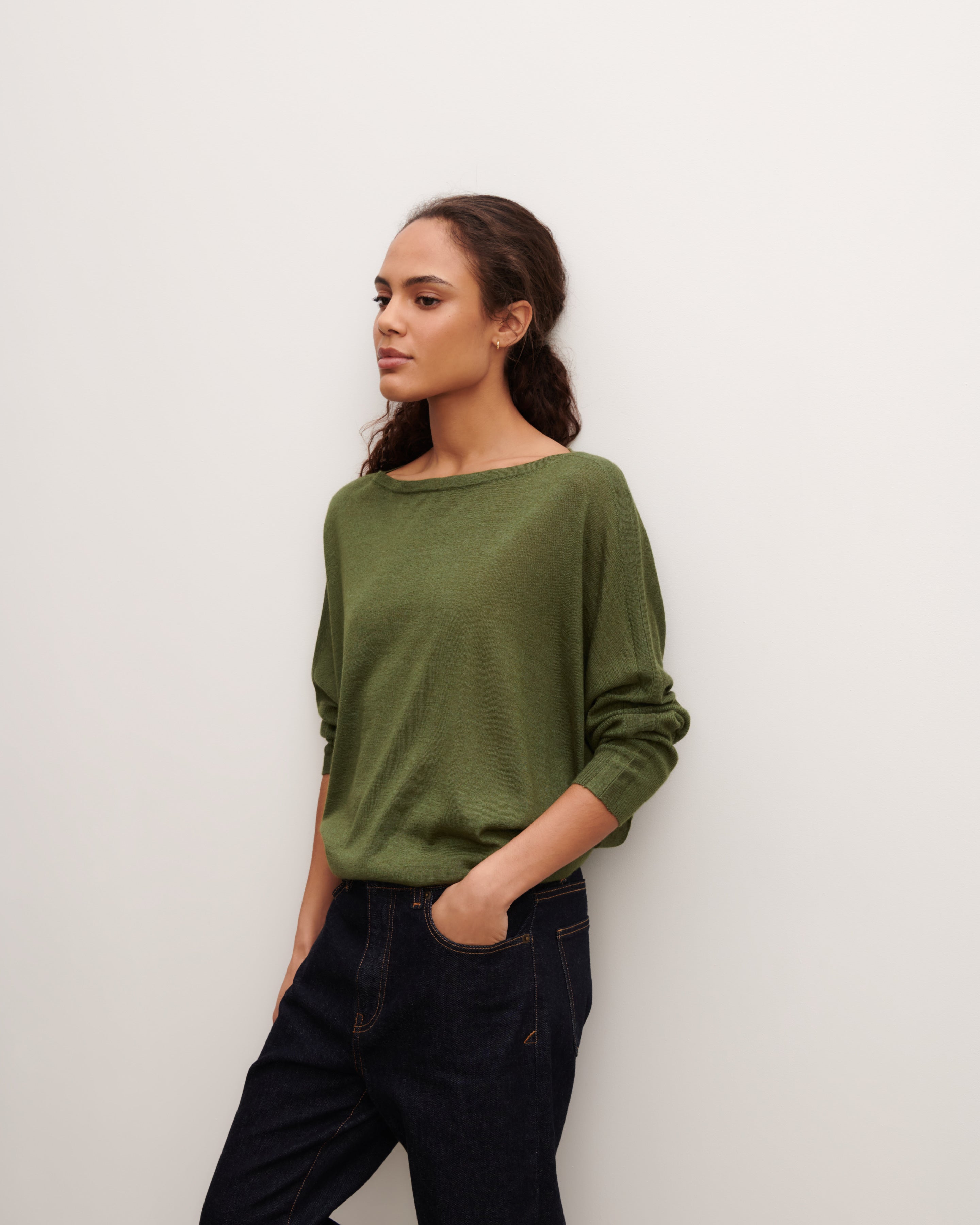 Pull oversize-SAUGE-70% cachemire 30% soie