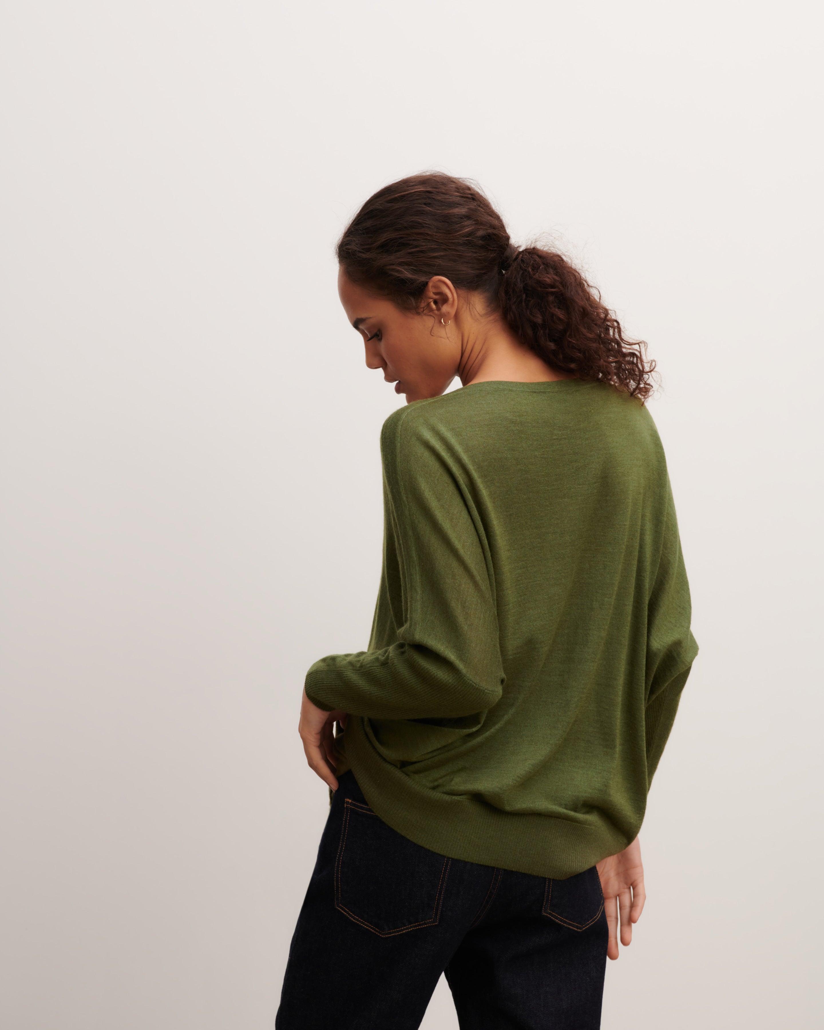 Pull oversize-SAUGE-70% cachemire 30% soie