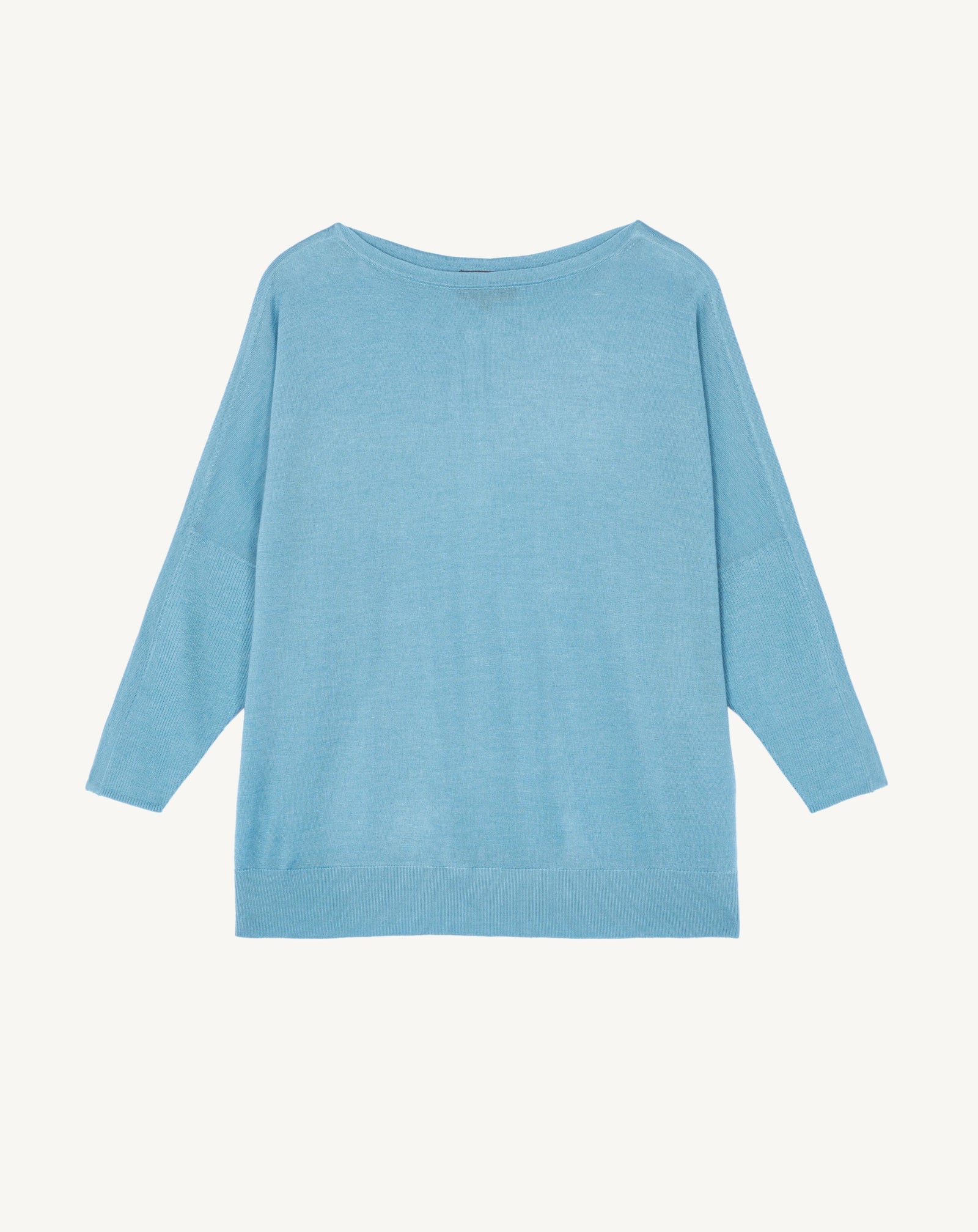 Pull oversize-BLEU HERON-70% cachemire 30% soie