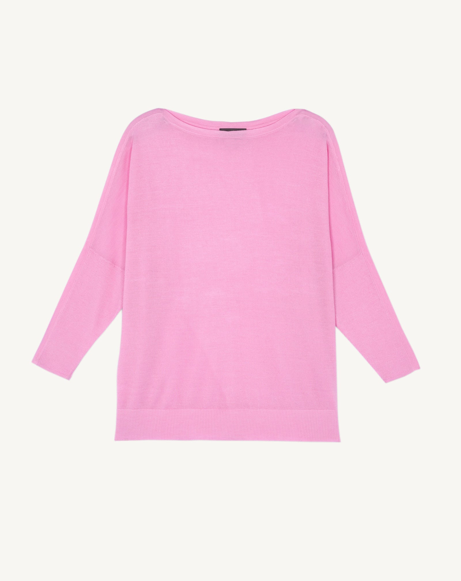 Pull oversize-ROSE INDIEN-70% cachemire 30% soie