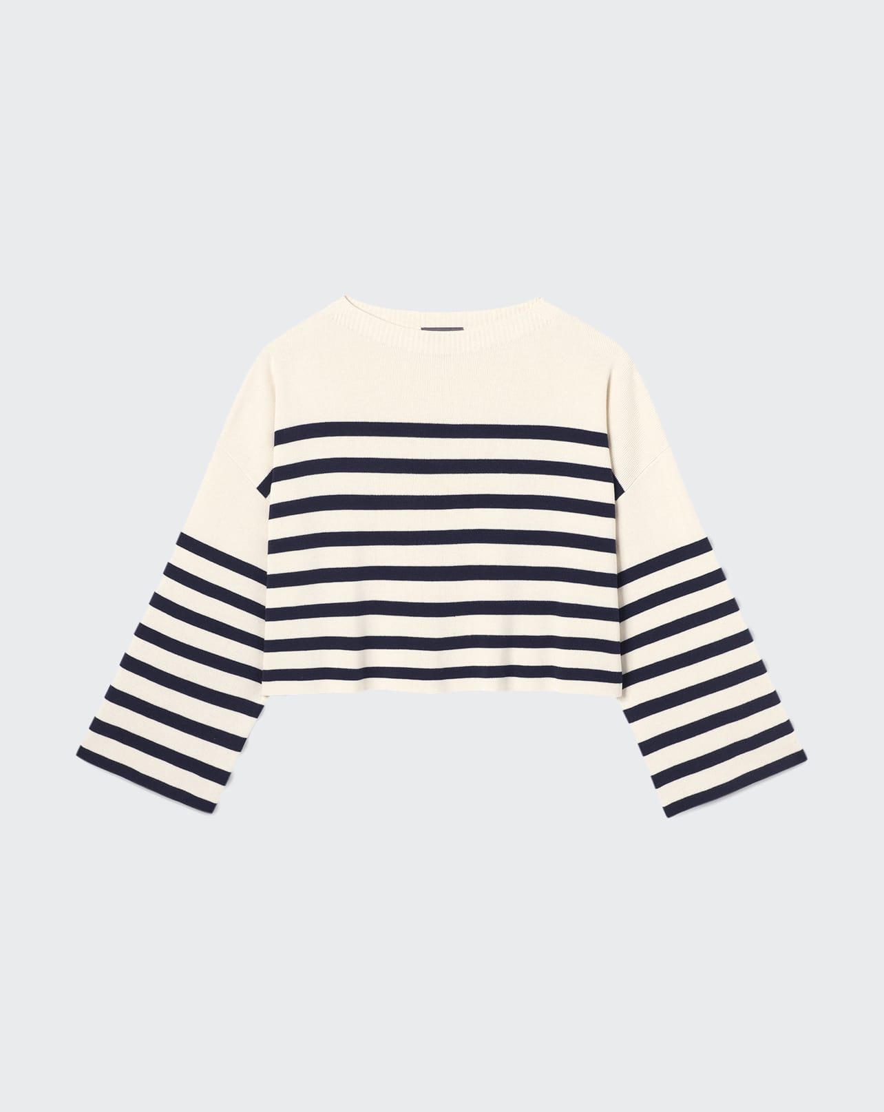 Marinière oversize col bateau-NATUREL/MARINE-85% soie 15% cachemire