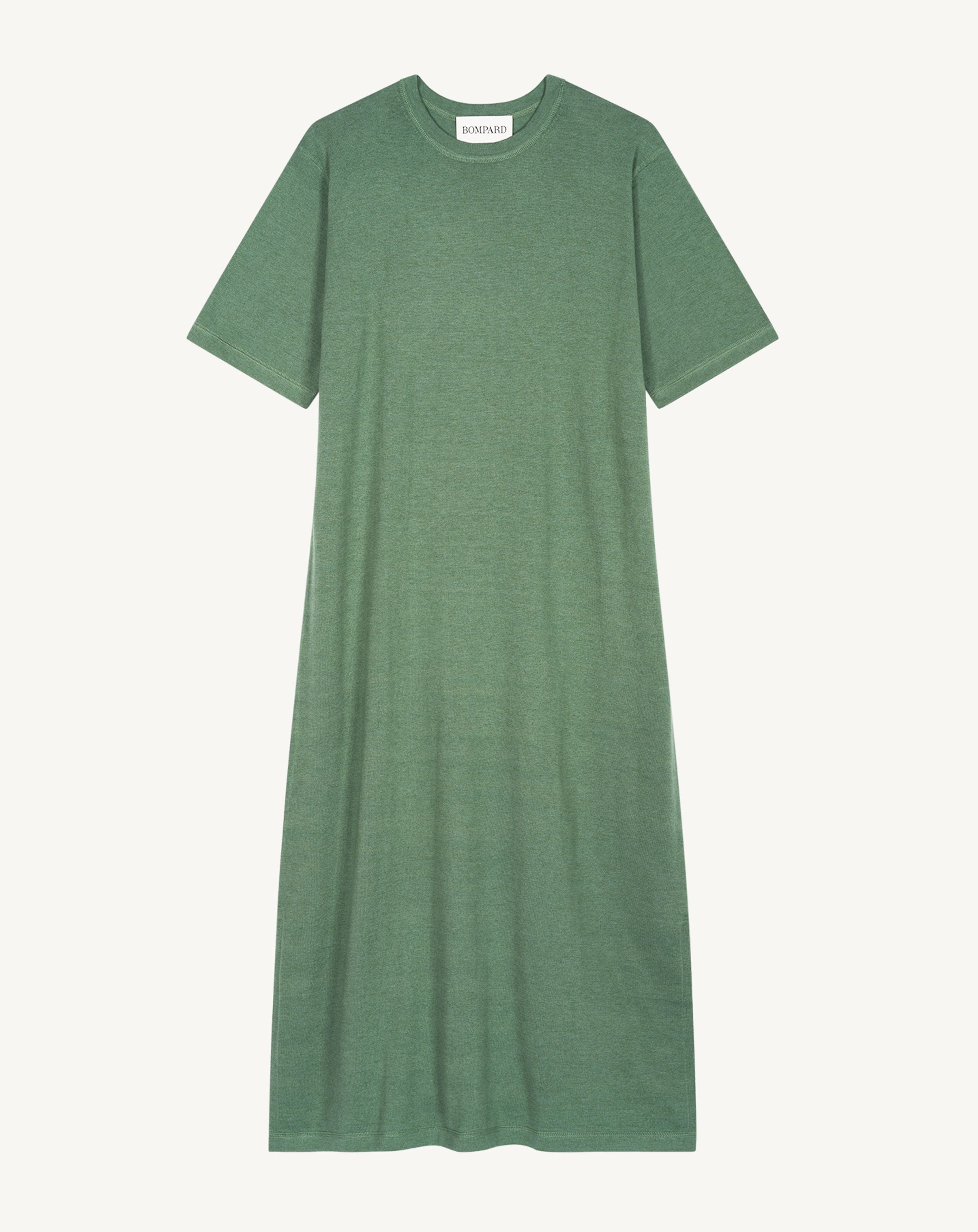 Robe t-shirt ultrafin-JADE-85% pima coton 15% cachemire