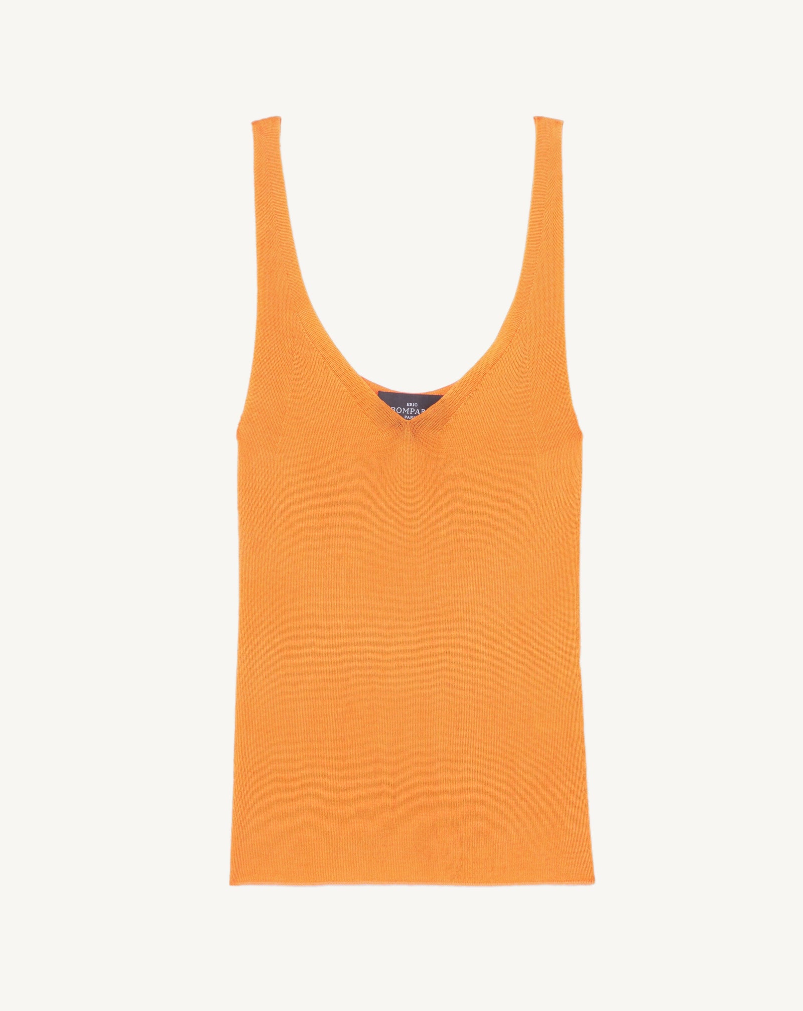 Débardeur sans coutures-SUNSET-85% soie 15% cachemire