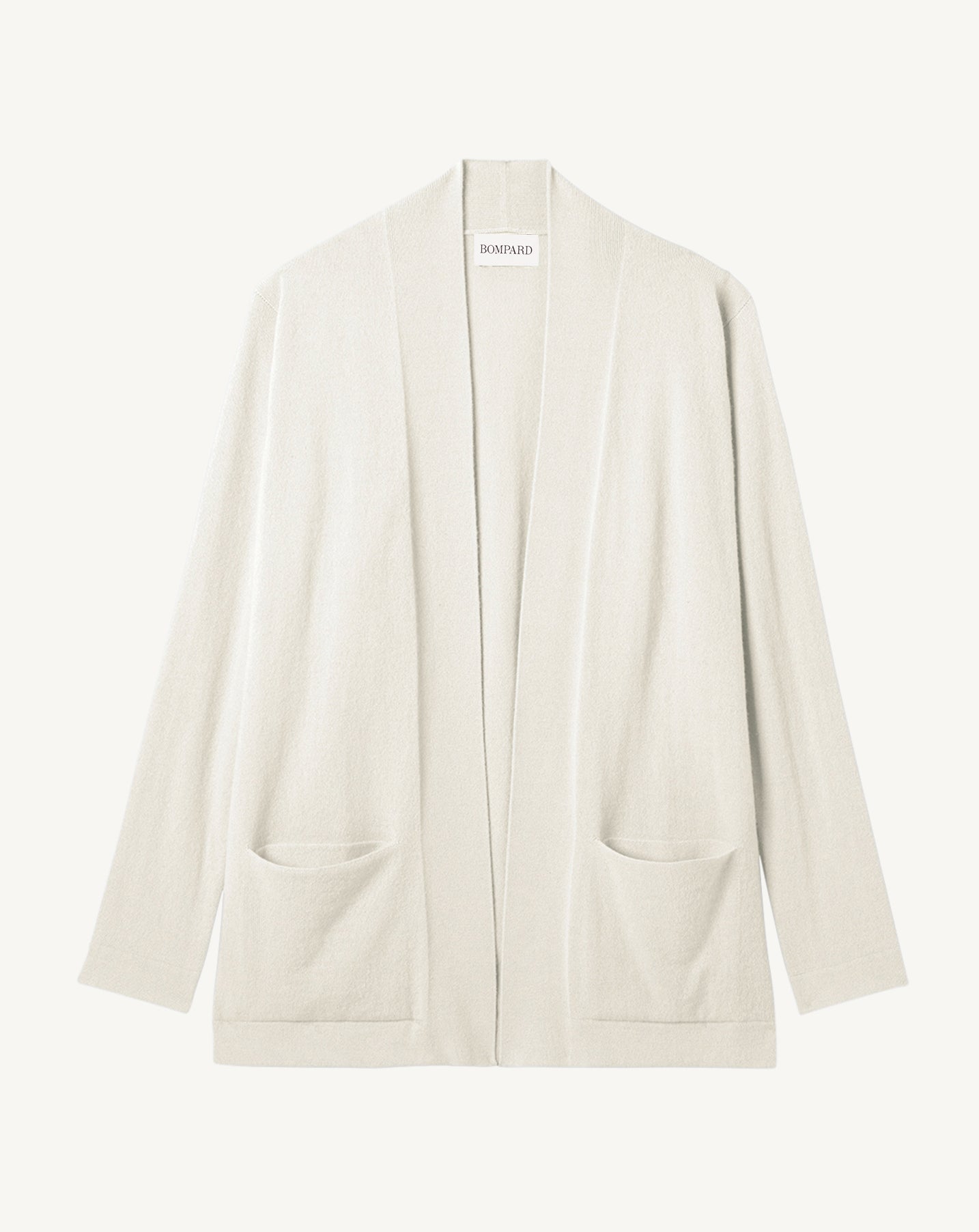 Veste cosy-NATUREL-100% CACHEMIRE