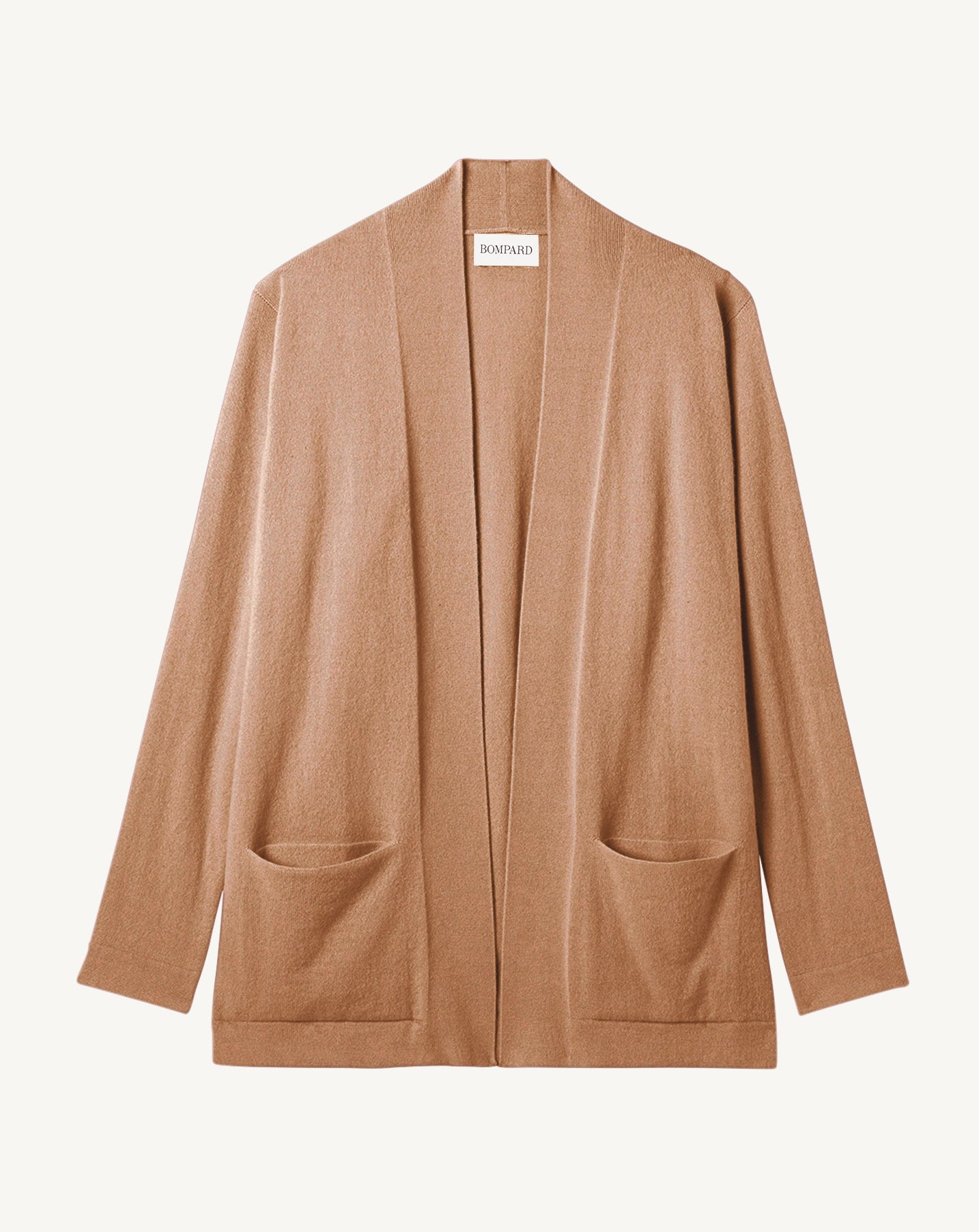 Veste cosy-CARAMEL-100% CACHEMIRE