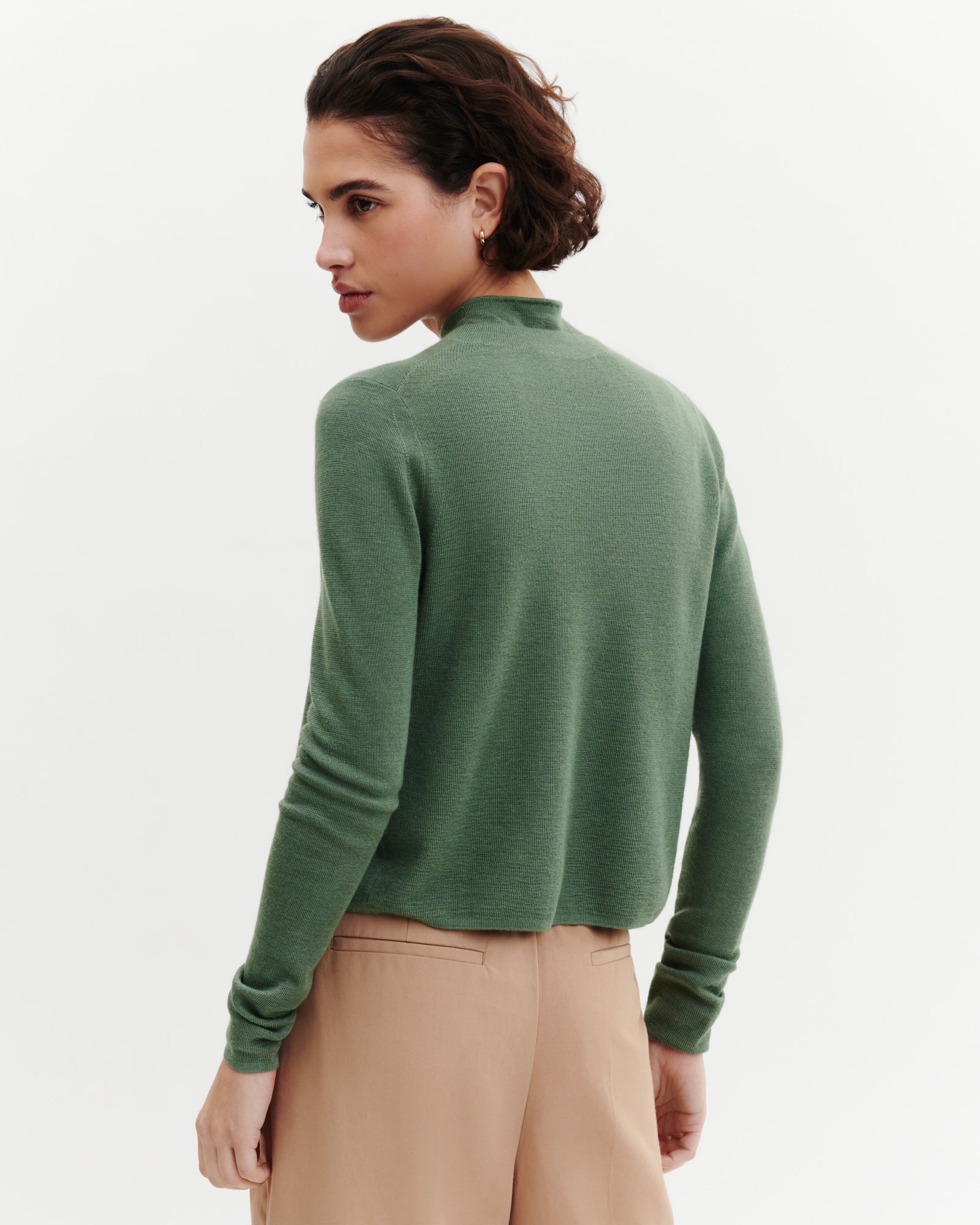 Cardigan maille unie-JADE-70% cachemire 30% soie