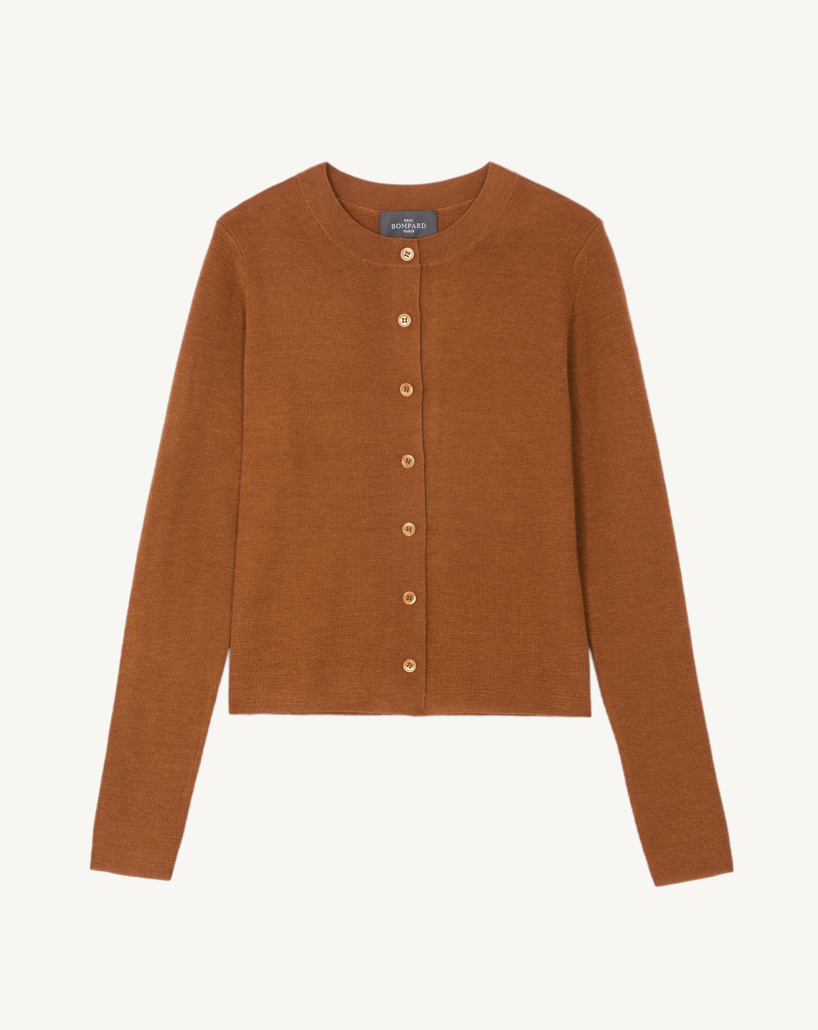 Cardigan maille unie-MACCHIATO-70% cachemire 30% soie