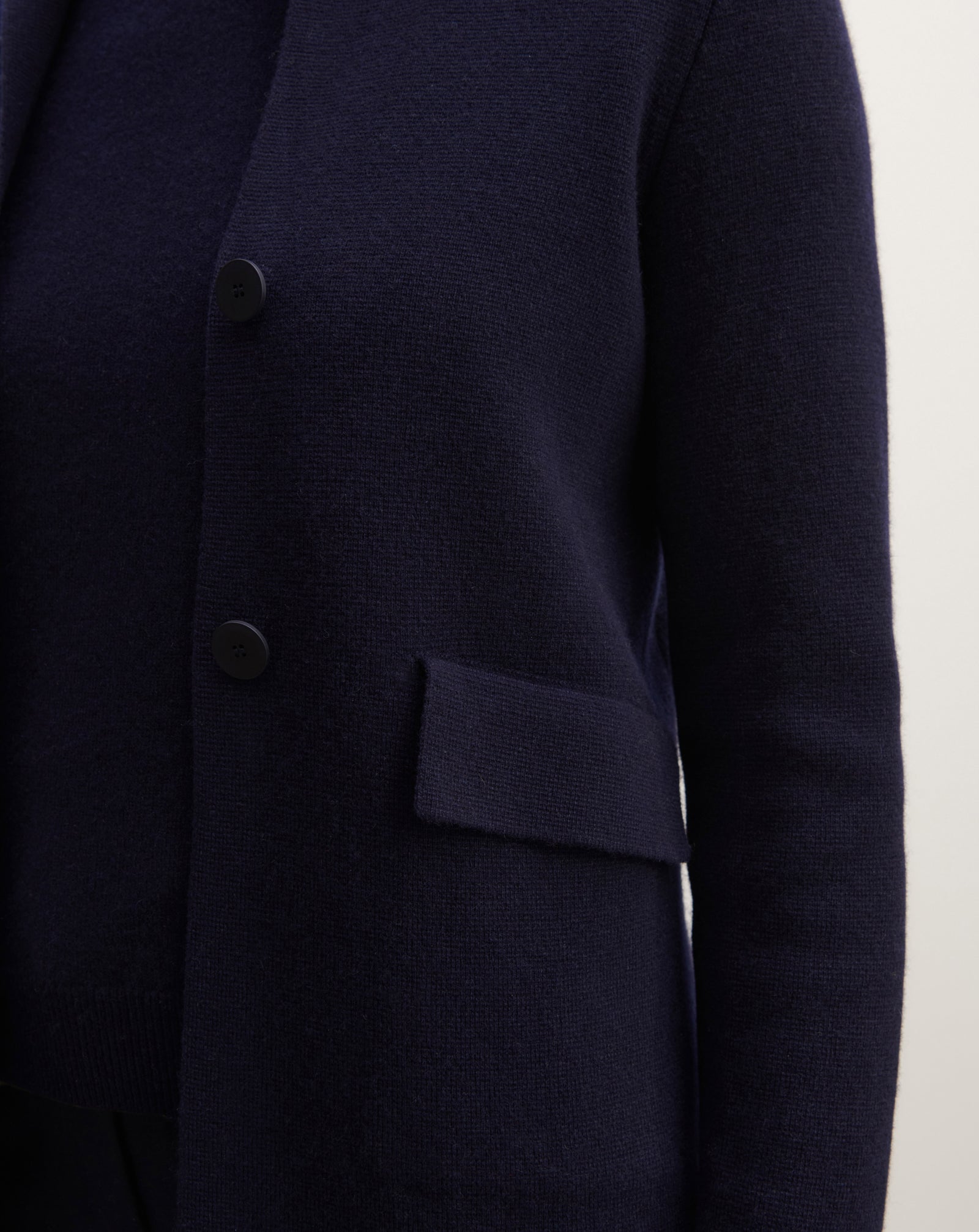 Blazer en maille-MARINE-50% cachemire 50% laine