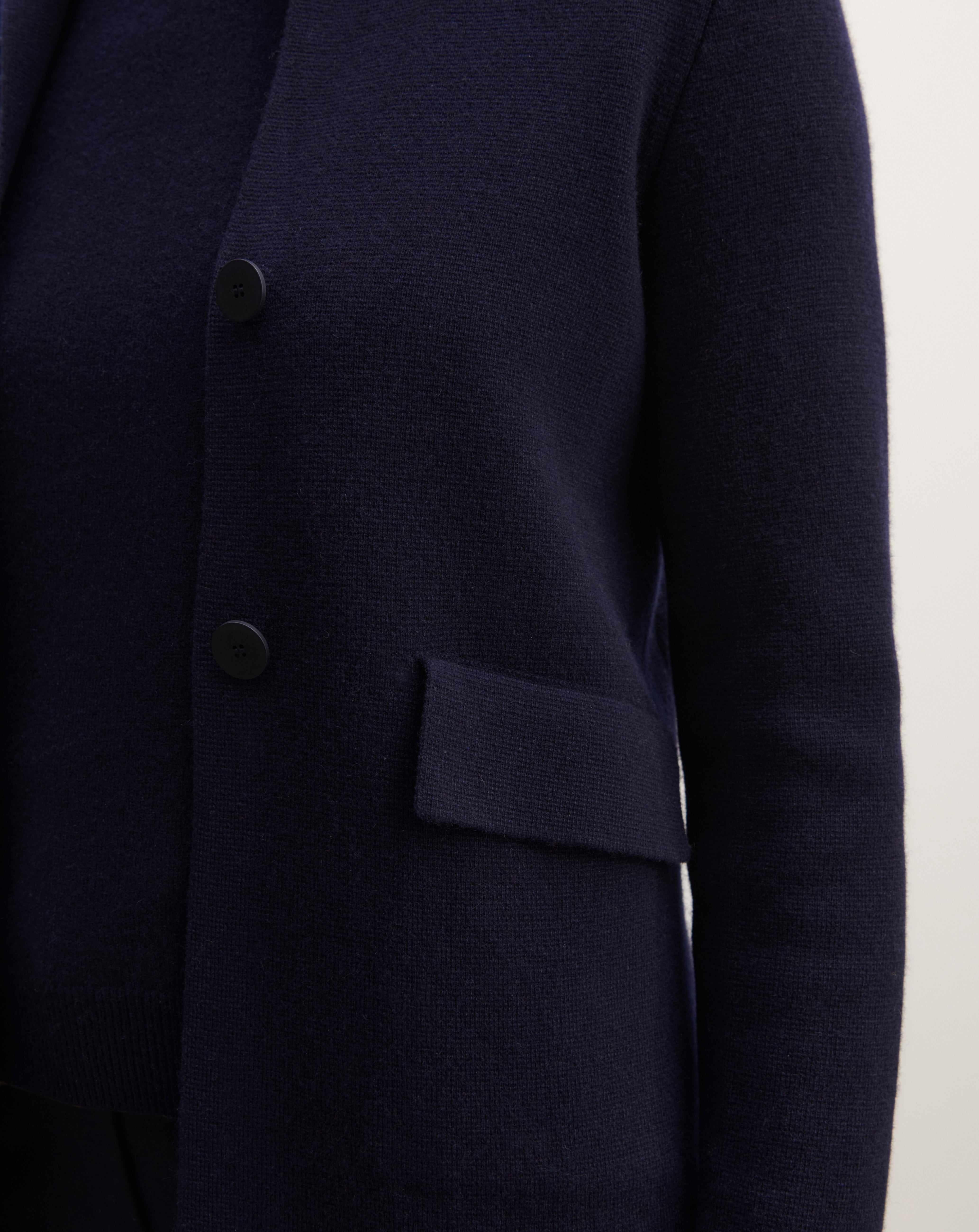 Blazer en maille-MARINE-50% cachemire 50% laine