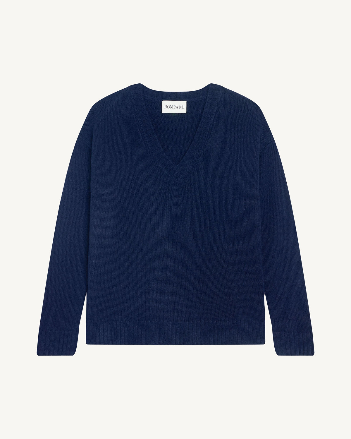 Pull col rond Léonore-MARINE-100% cachemire