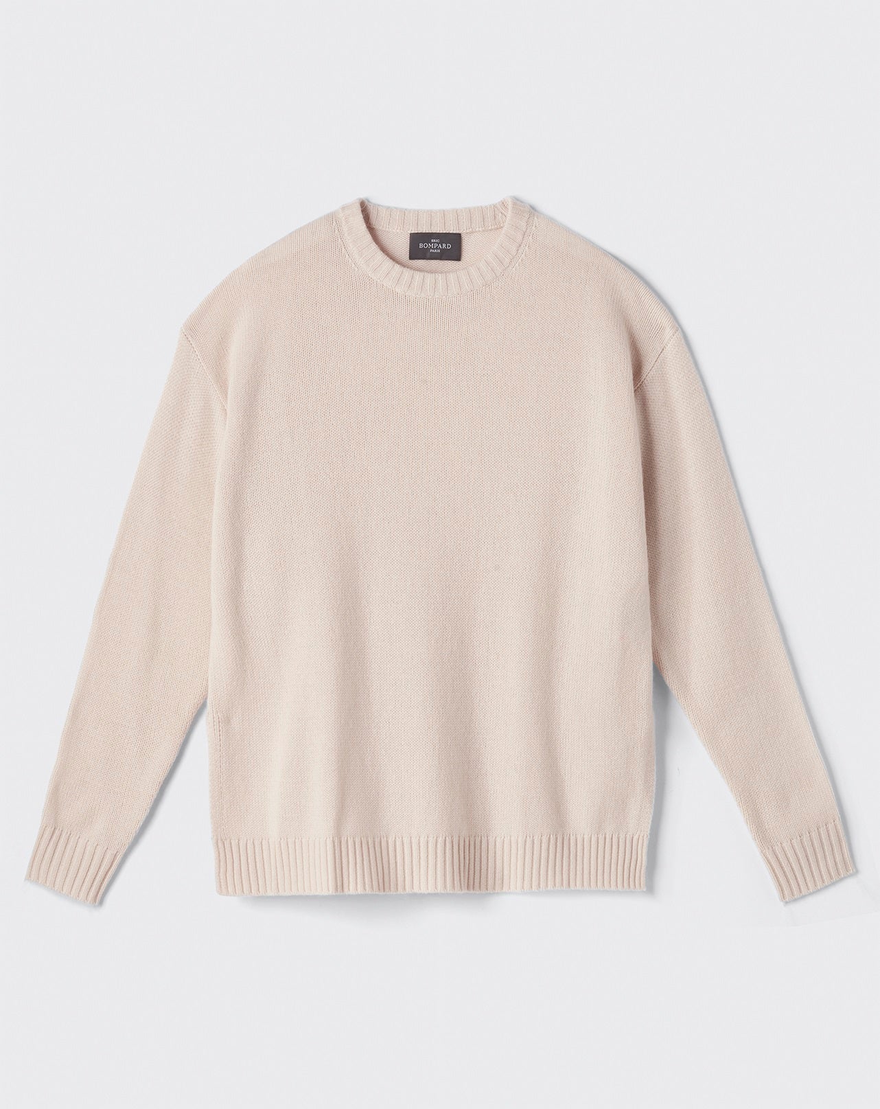 Pull col rond ample-PLATRE-100% CACHEMIRE