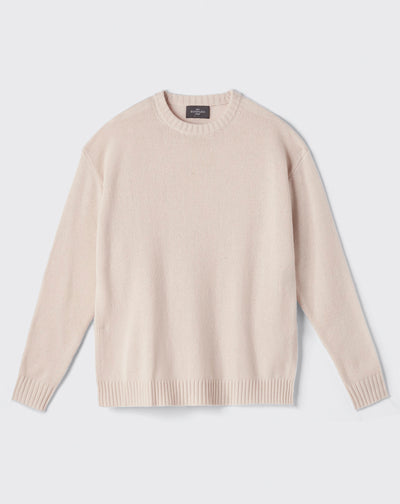 Pull col rond ample-PLATRE-100% CACHEMIRE
