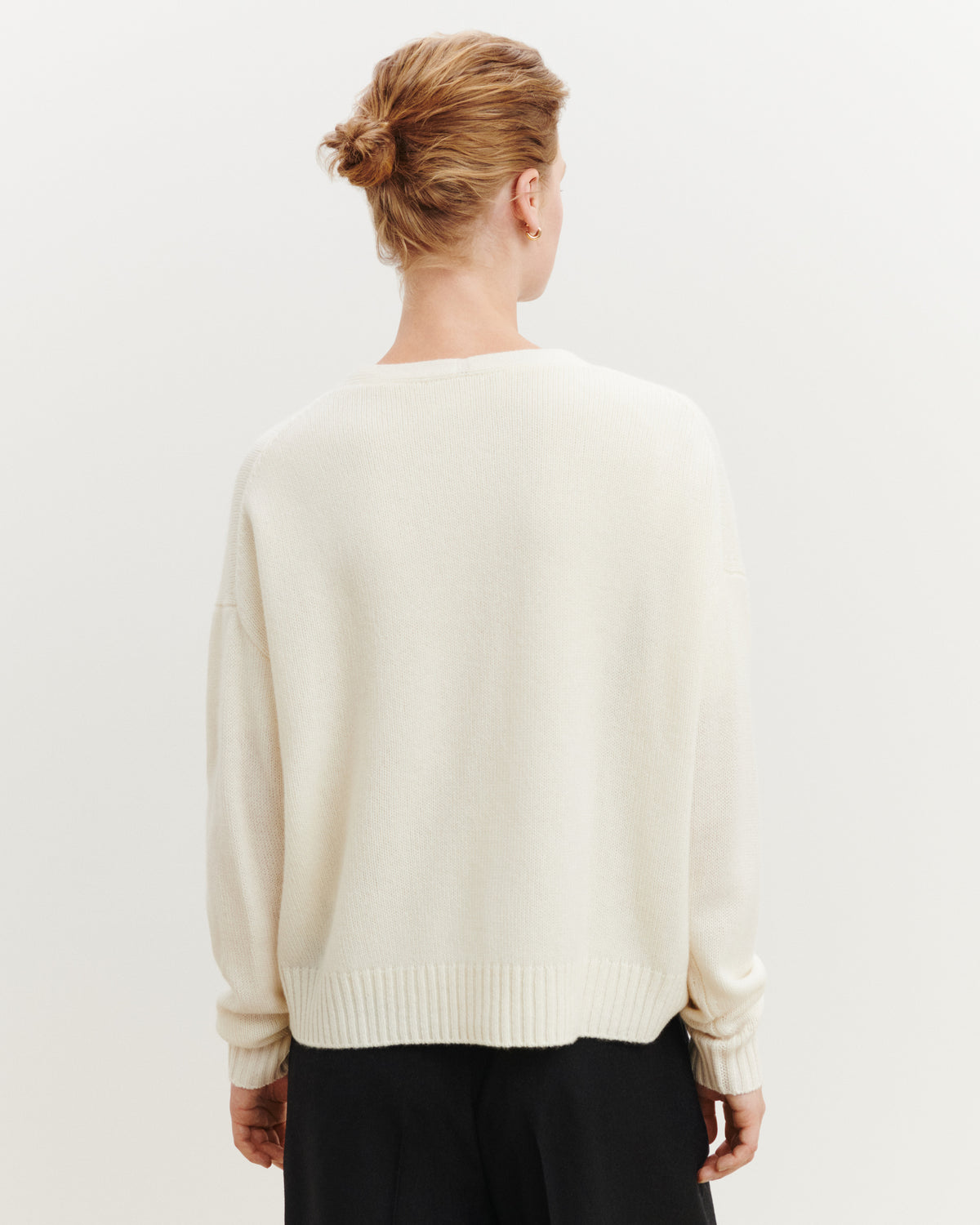 Gilet oversized Lola-NATUREL-100% cachemire