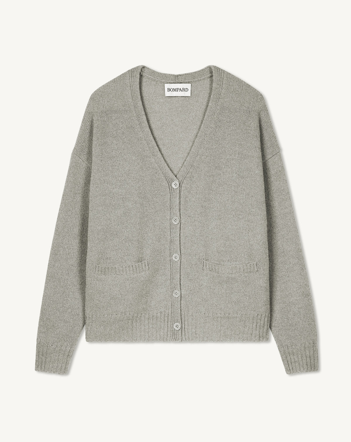 Gilet Veste BOOM CŒUR En 100% Lin Gris - Taille L - Occasion Très Bon état