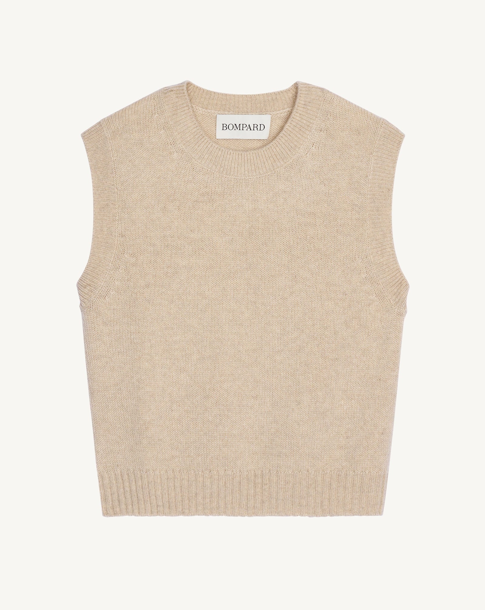 Pull sans manches Lisette-AVOINE-100% cachemire