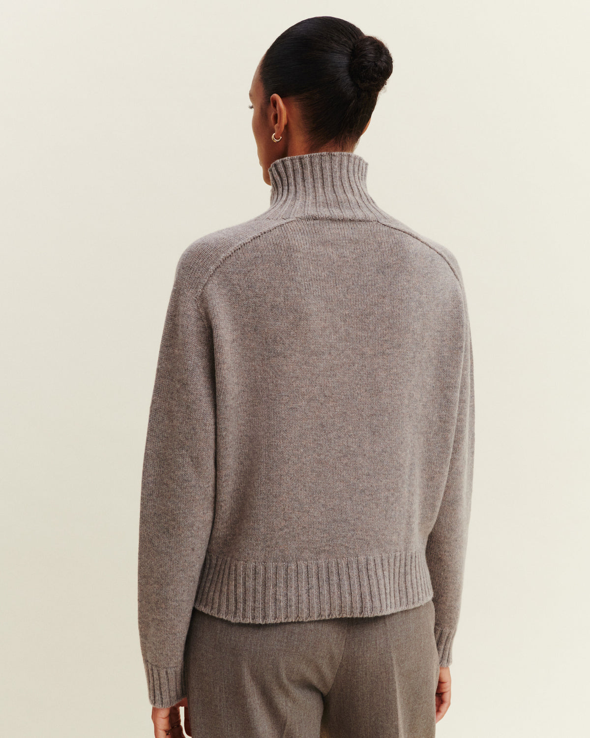 Pull col montant Alix-MILLET-100% cachemire