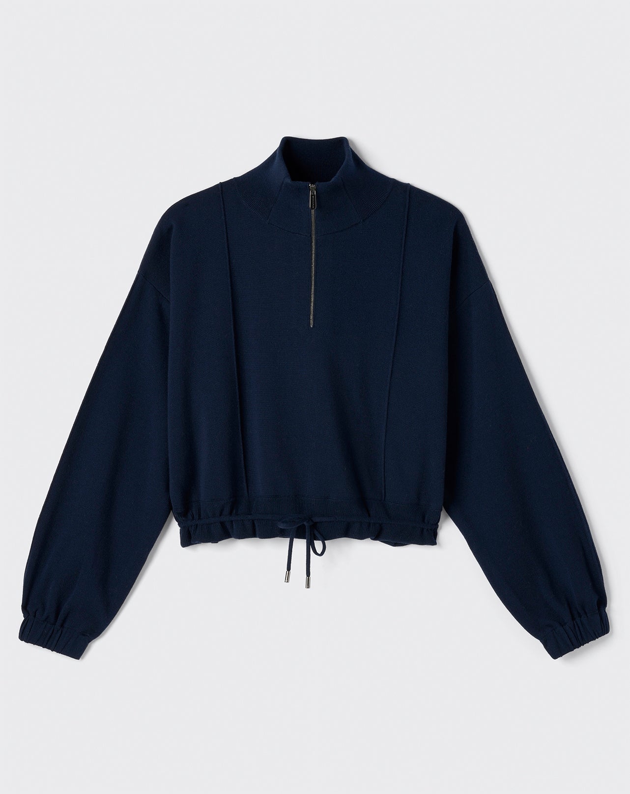 Pull col camionneur-MARINE-100% LAINE