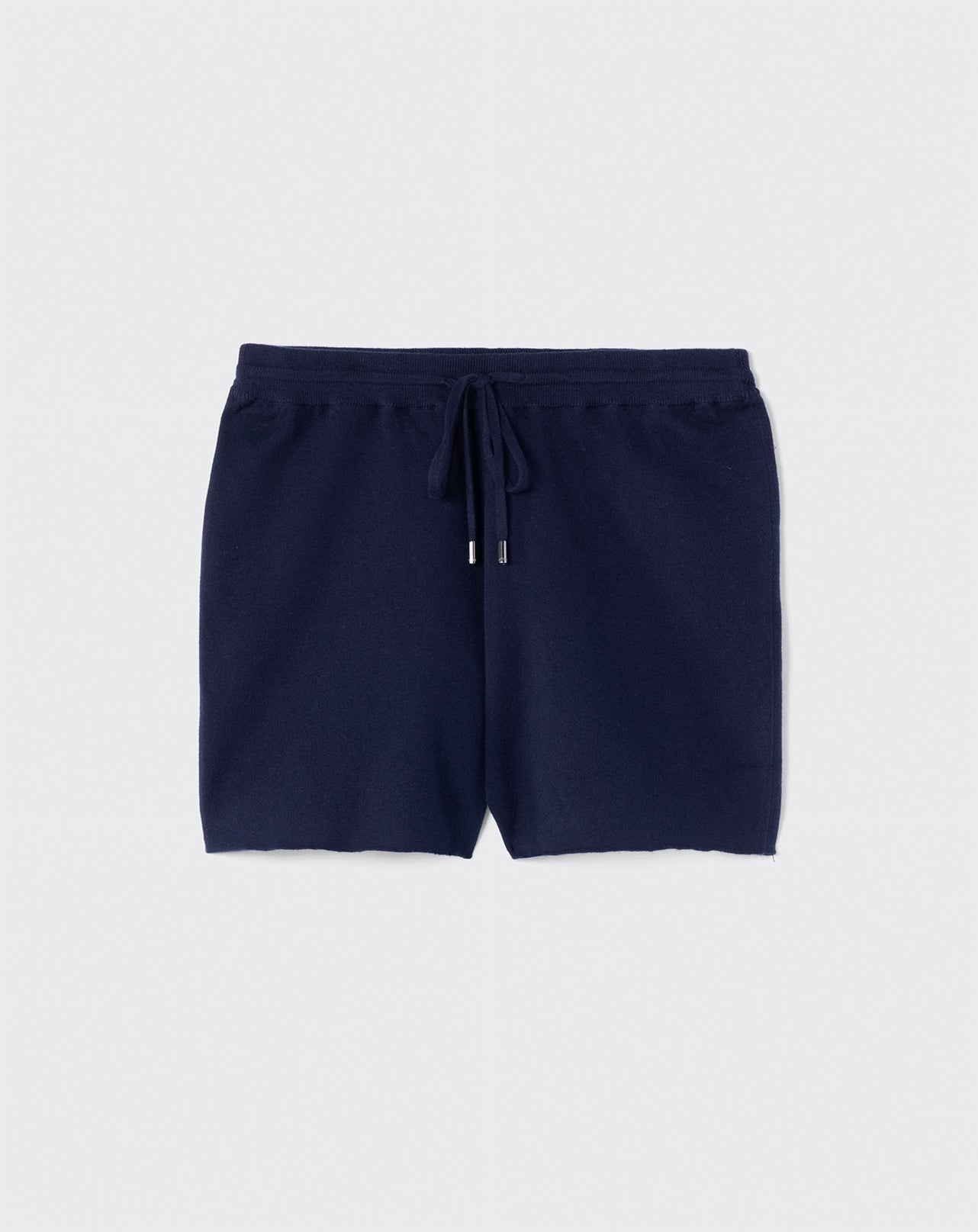 Short ultrafin coton cachemire-MARINE-85% PIMA COTON 15% CACHEMIRE