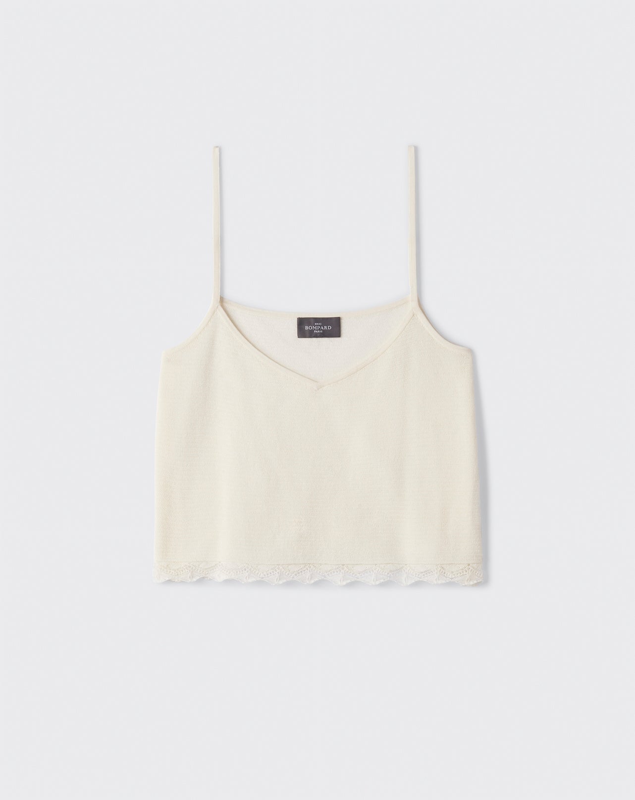 Débardeur pointelle-NATUREL-100% COTON