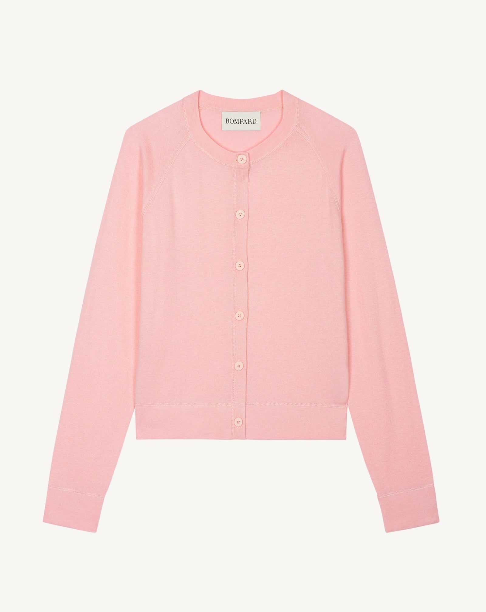Cardigan court-SAKURA-85% pima coton 15% cachemire