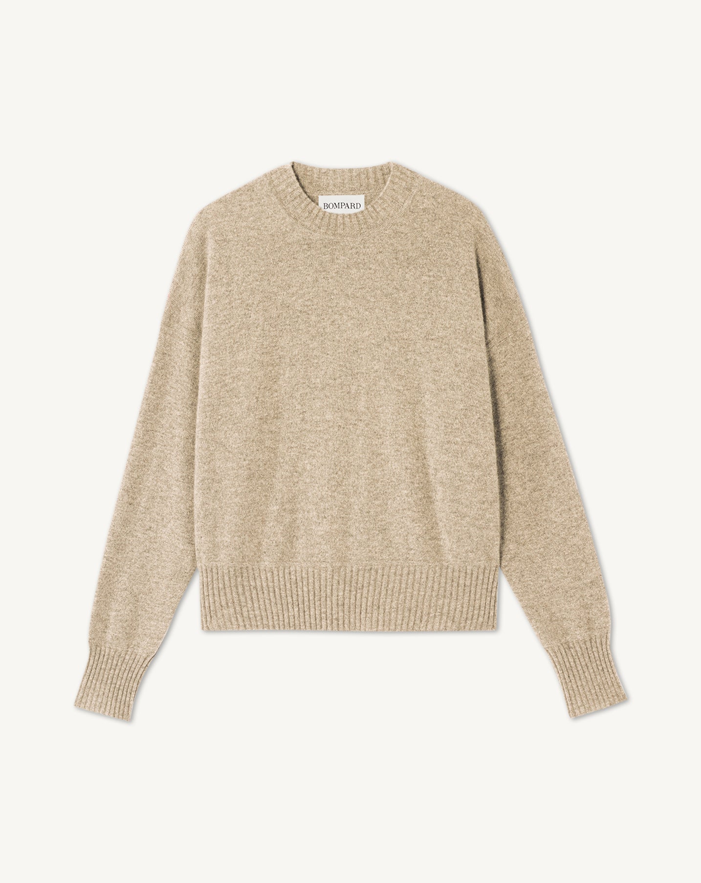 Pull col rond oversized-AVOINE-70% cachemire 30% soie