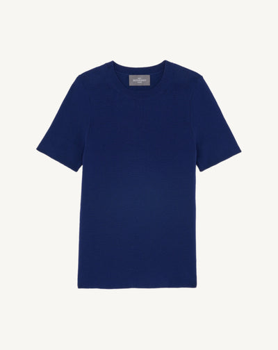 T-shirt en maille unie-AMIRAL-100% coton