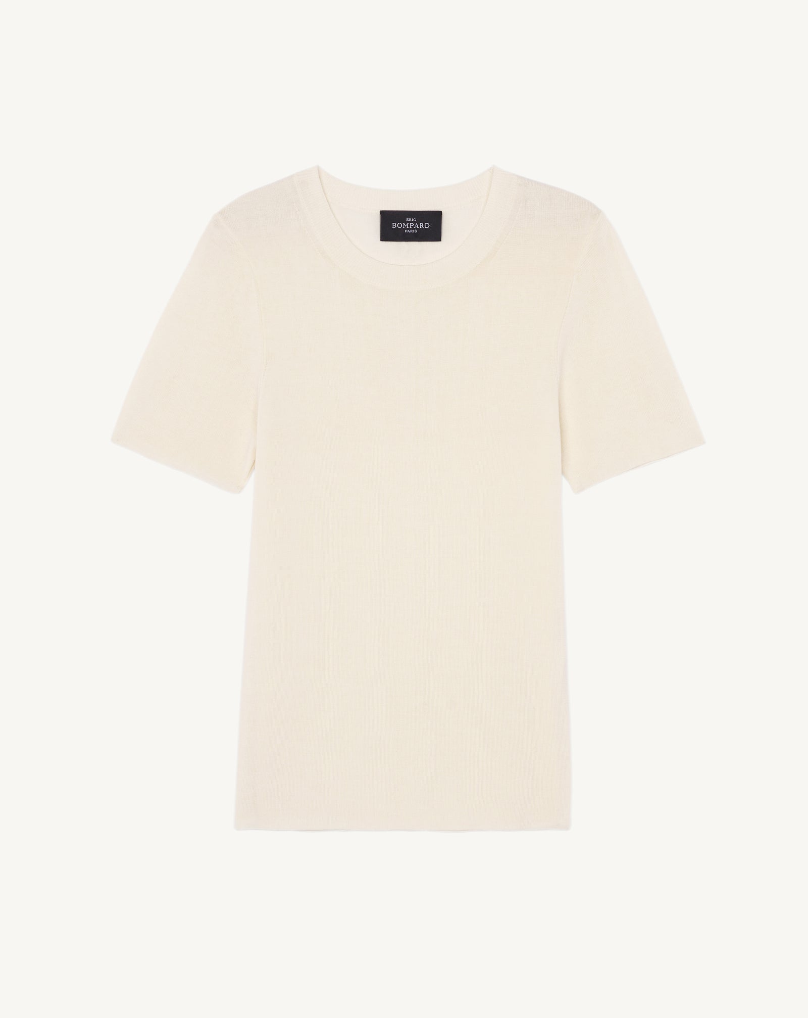 T-shirt en maille unie-PANNA-100% coton