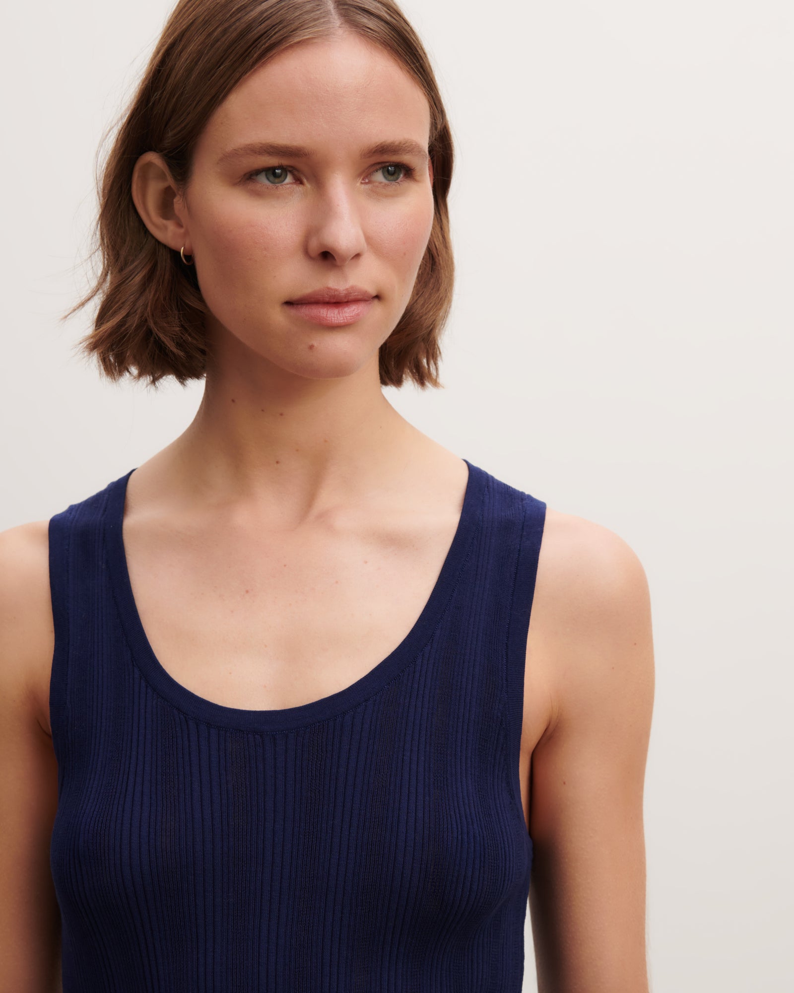 Débardeur en côtes-AMIRAL-100% coton