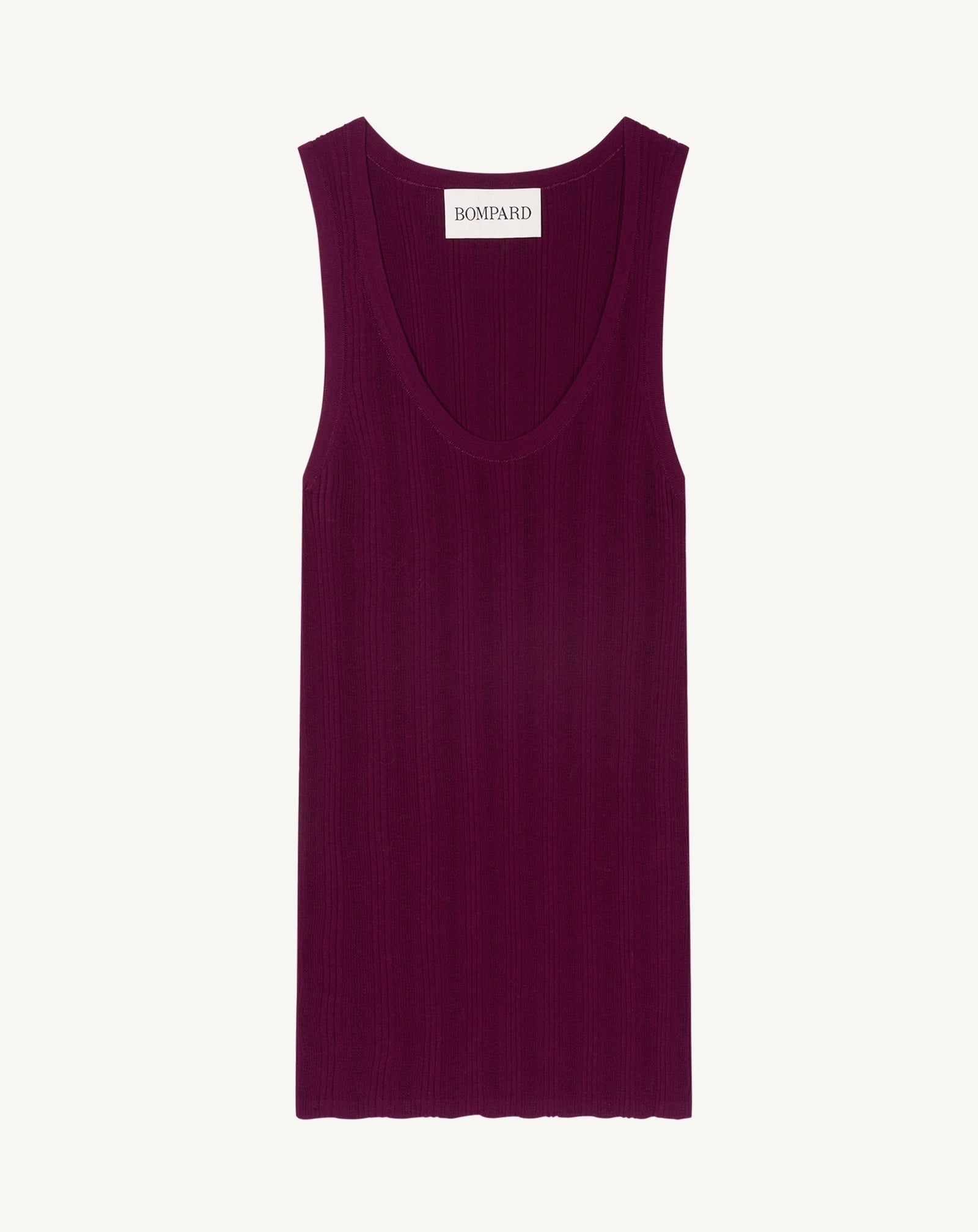 Débardeur en côtes-OXALIS-100% coton