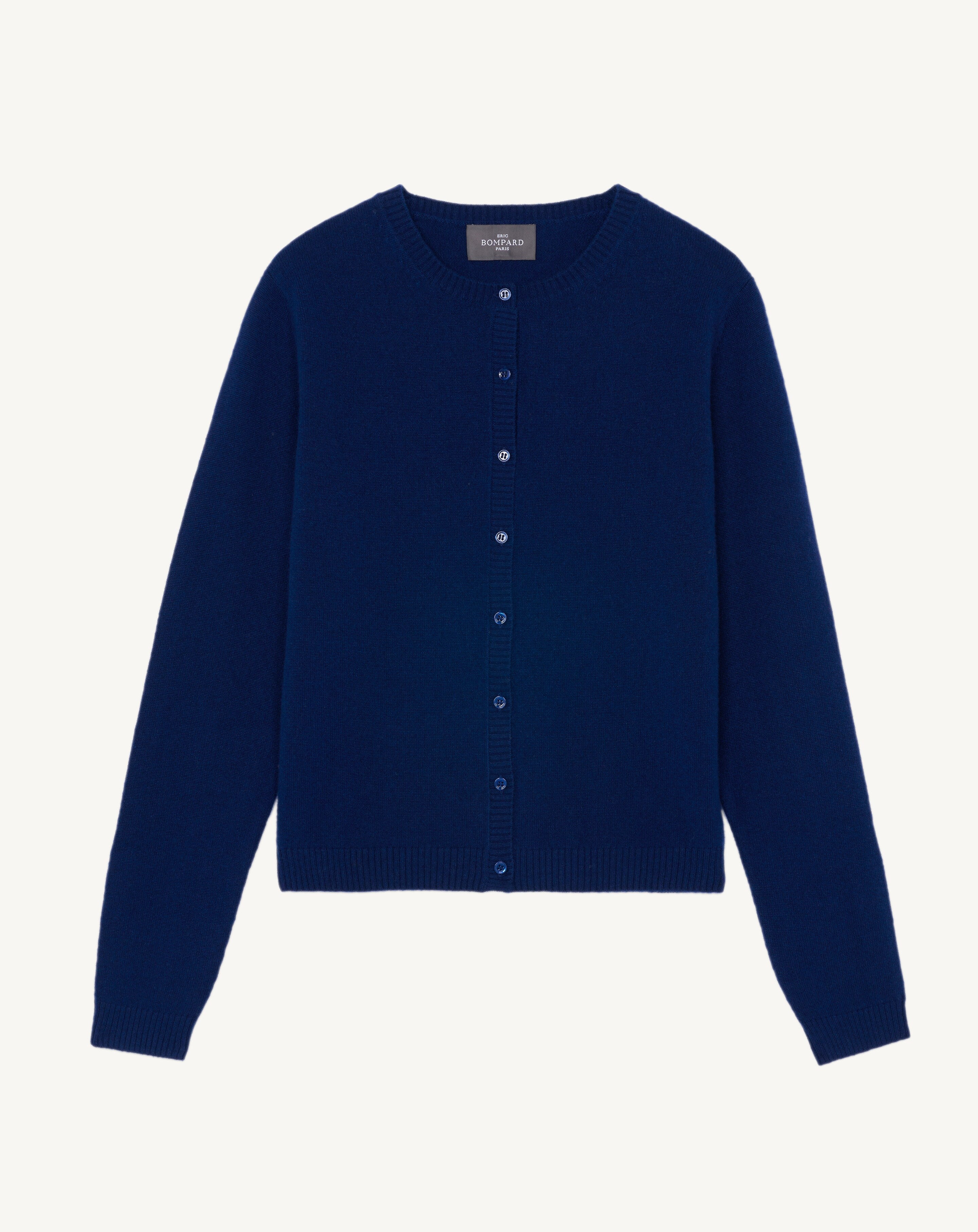 Cardigan  manches boutons-AMIRAL-100% cachemire