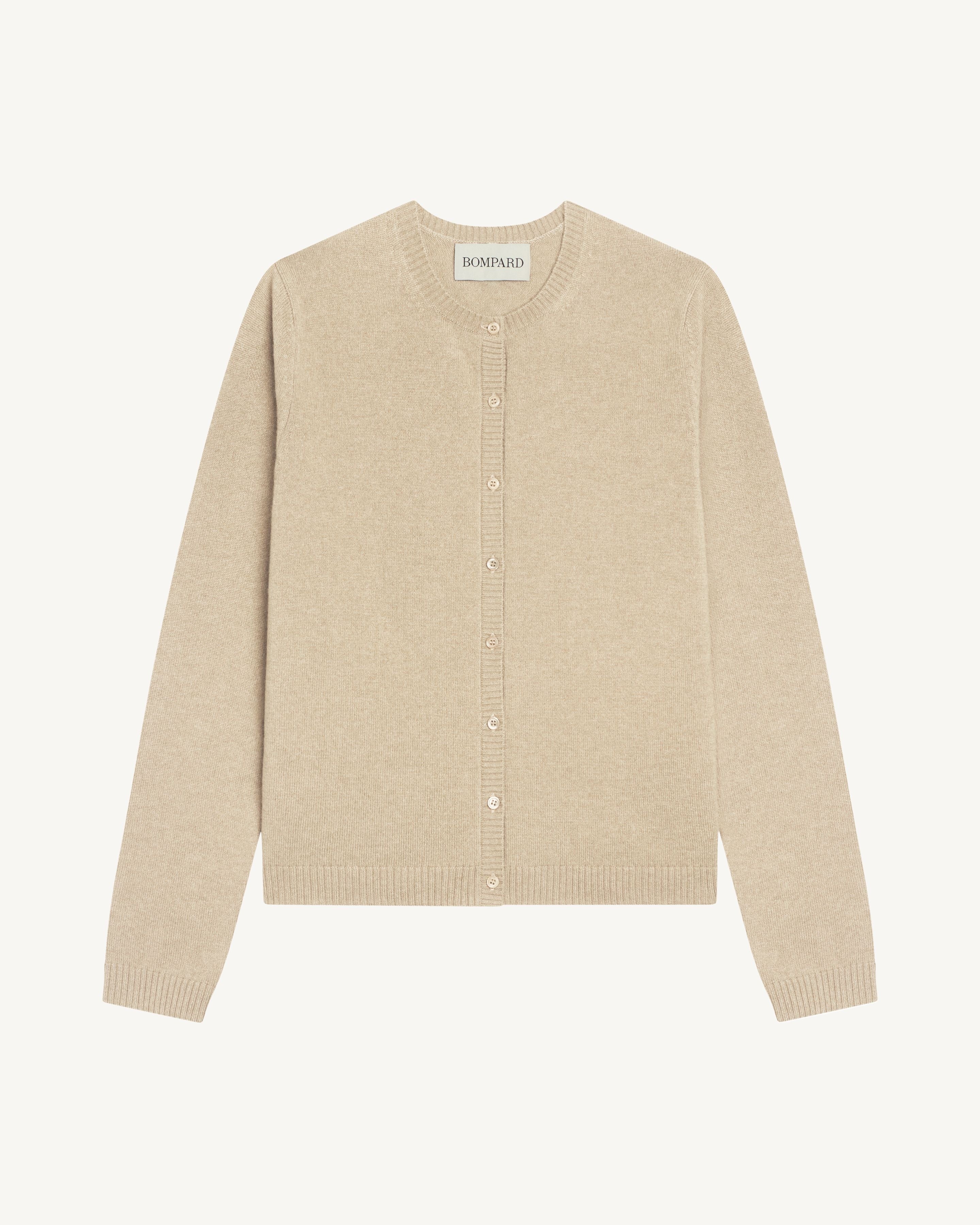 Cardigan  manches boutons-AVOINE-100% cachemire
