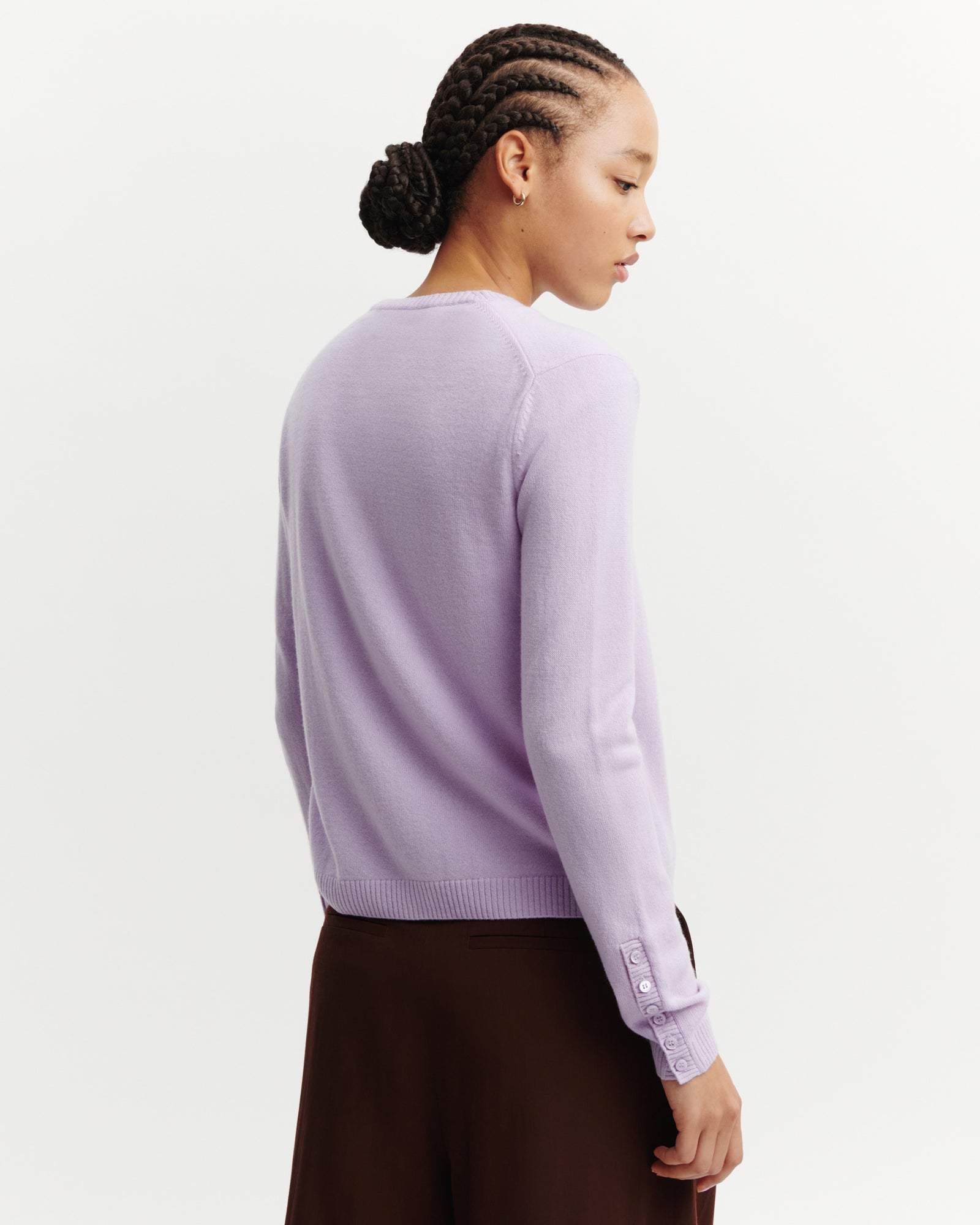 Cardigan  manches boutons-JACINTHE-100% cachemire