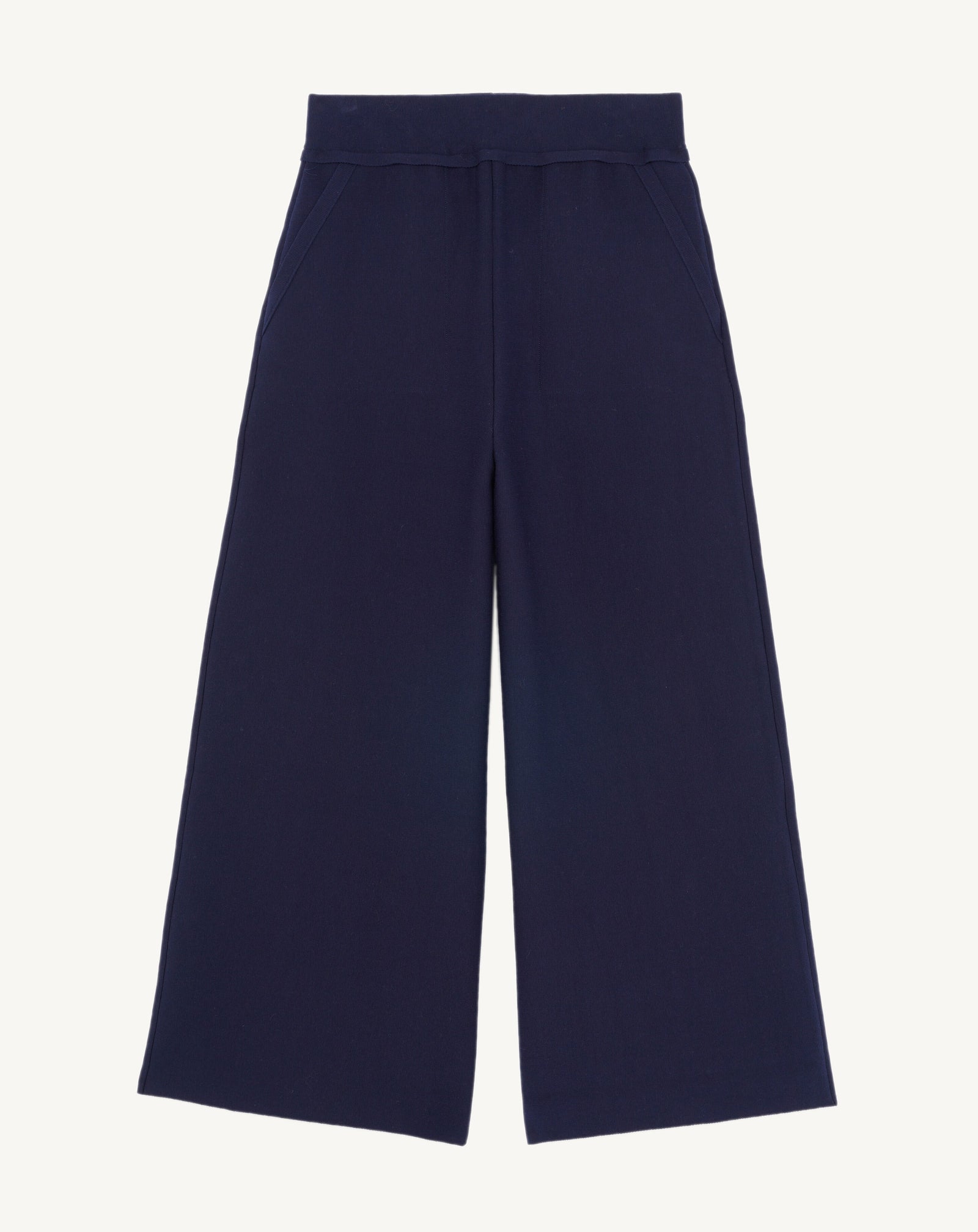 Pantalon 7/8-MARINE-100% coton