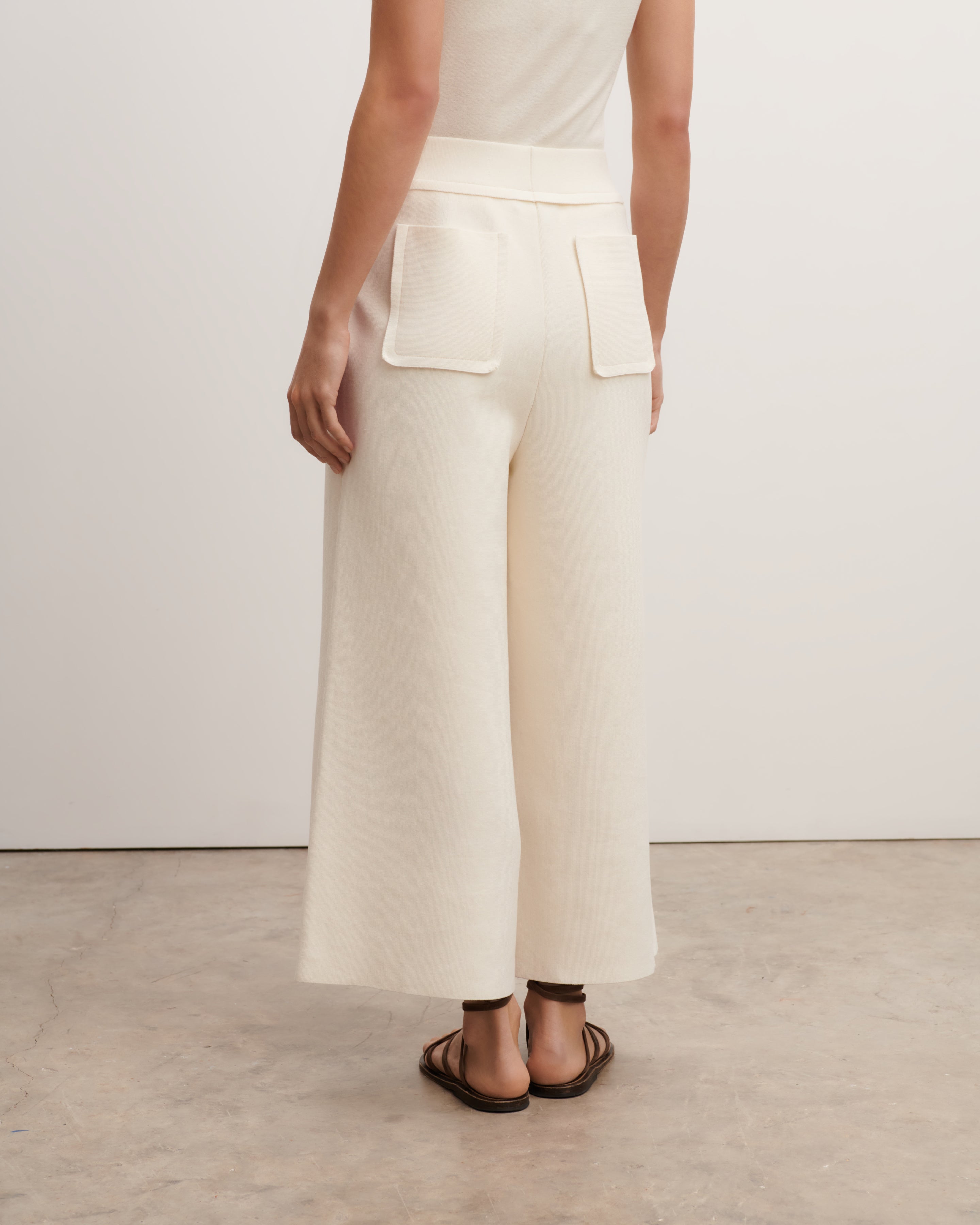 Pantalon 7/8-PANNA-100% coton
