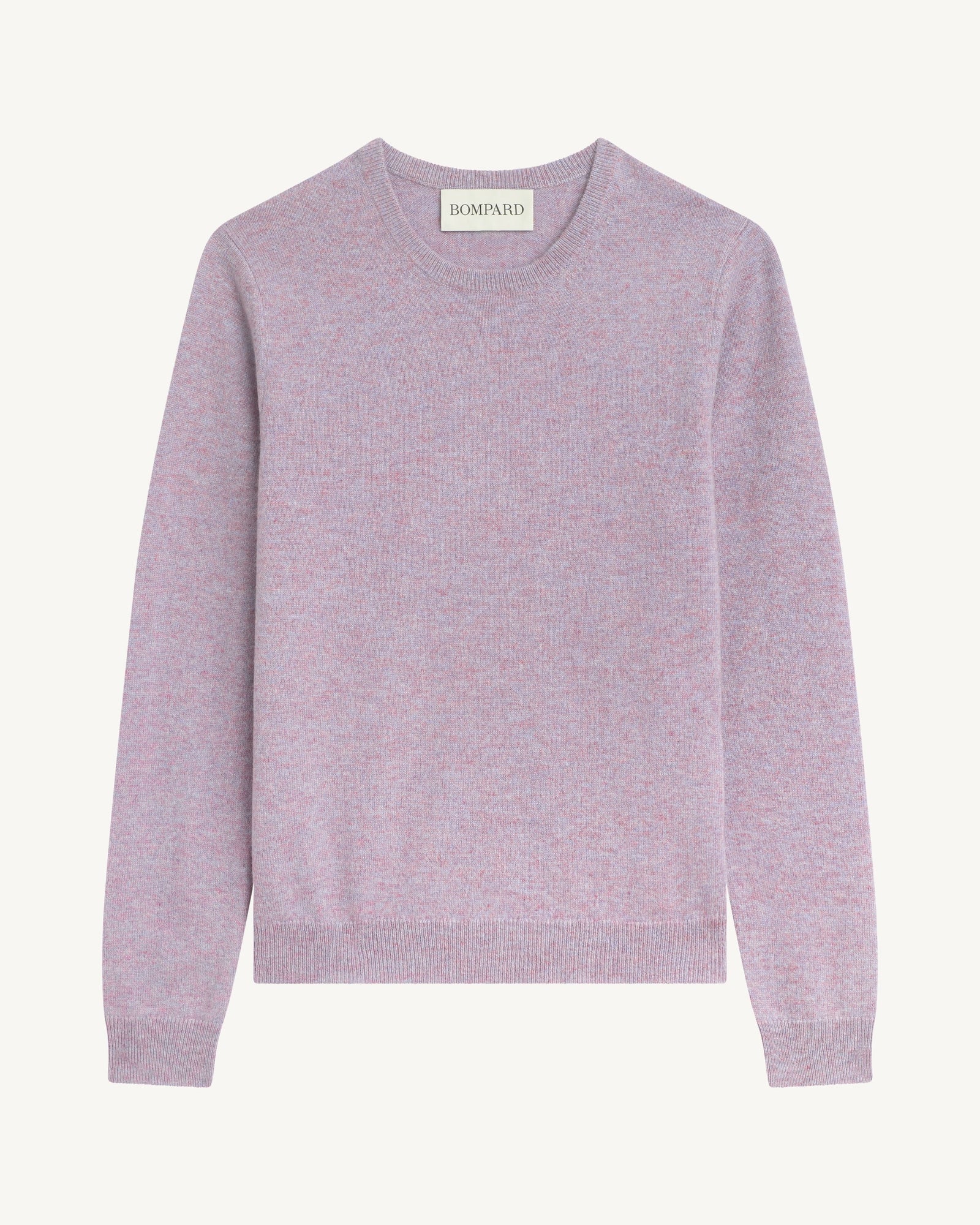 Pull col rond classique-PENSEE-100% cachemire