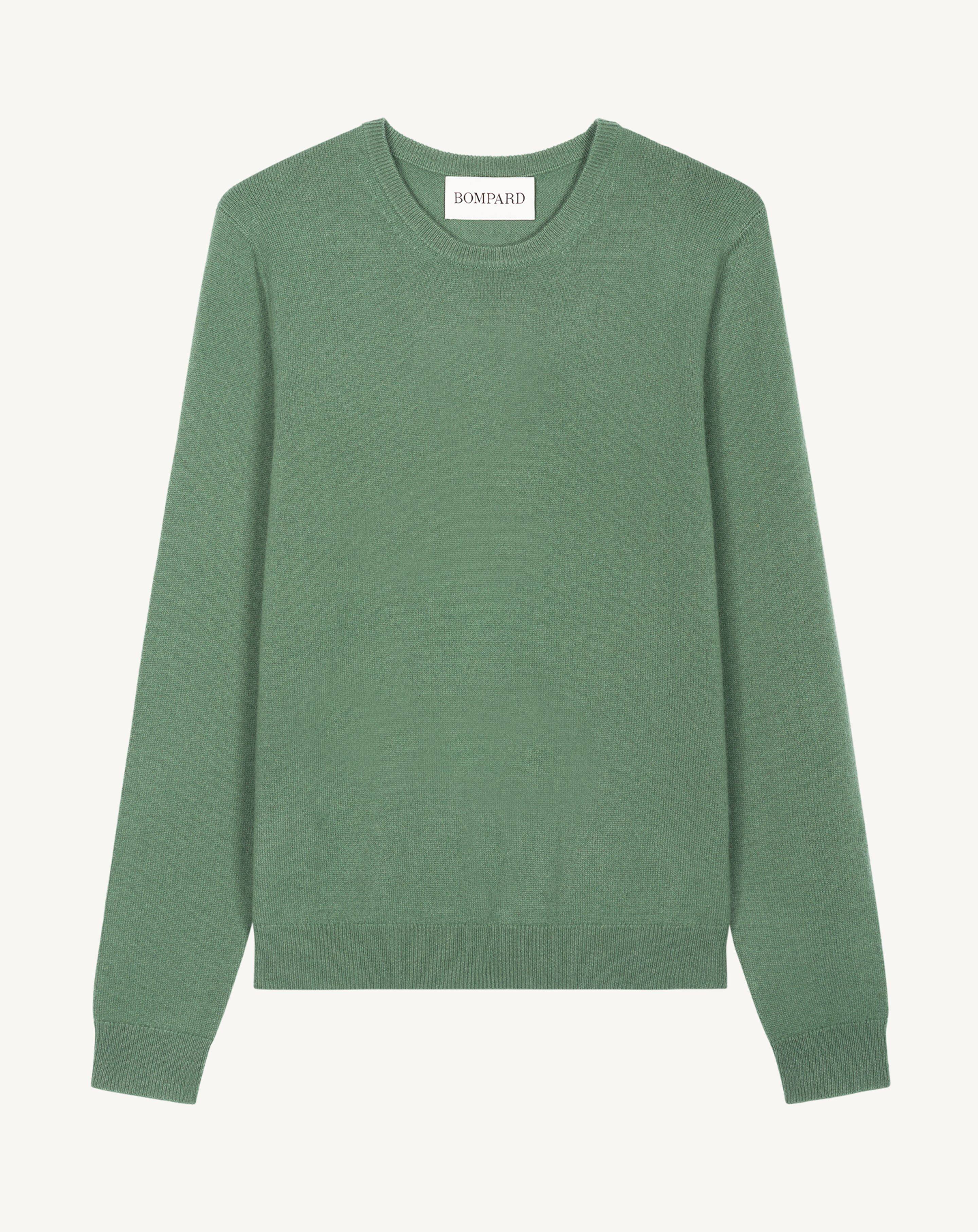 Pull col rond classique-JADE-100% cachemire
