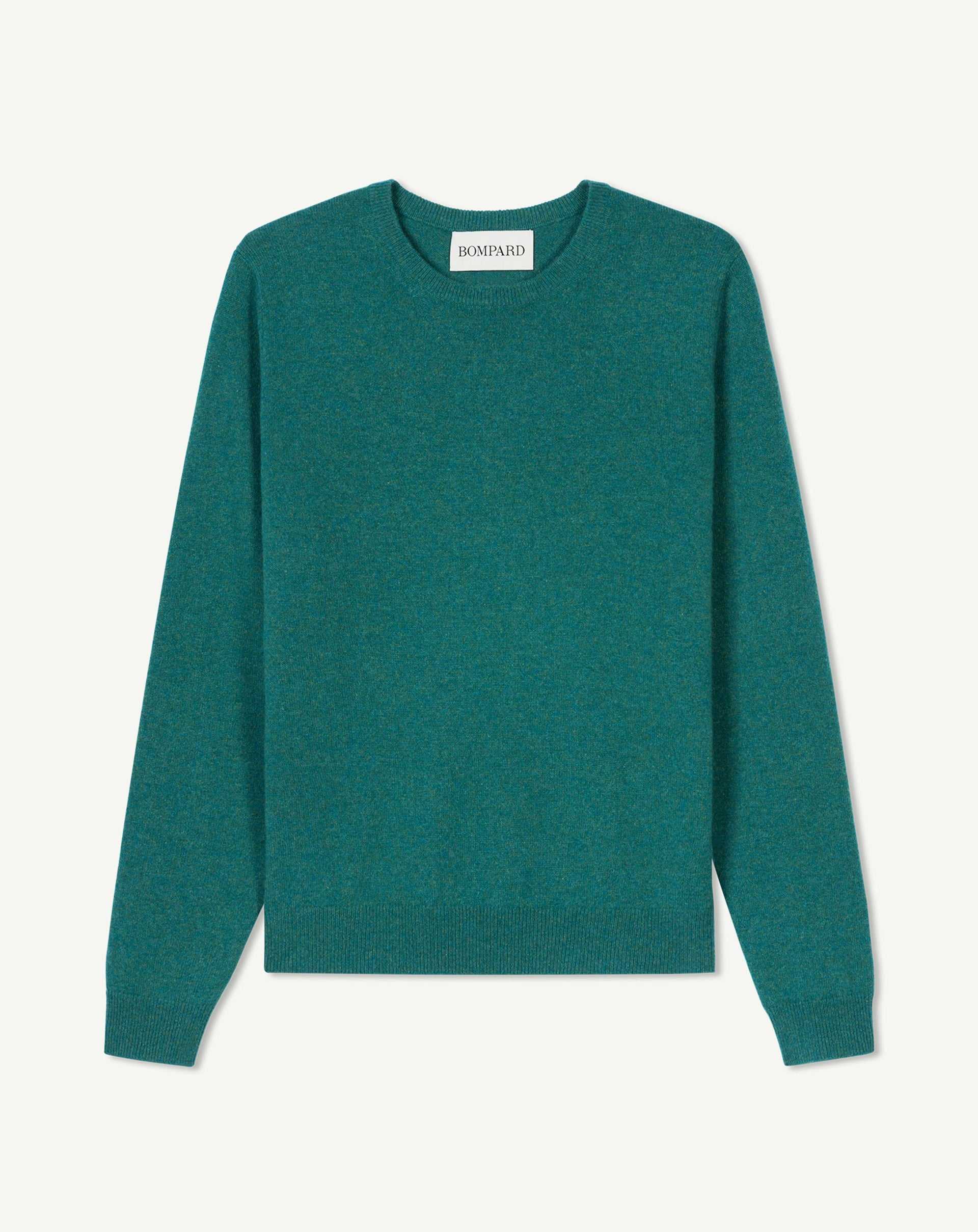 Classic round neck pullover in Cashmere Women cedar Eric Bompard