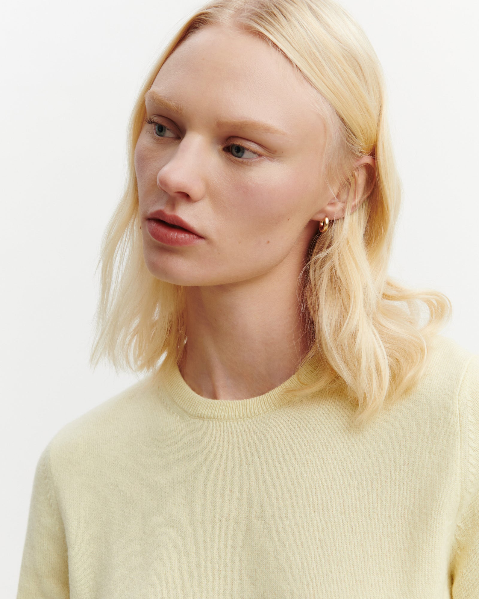 Pull col rond classique-ZESTE-100% cachemire