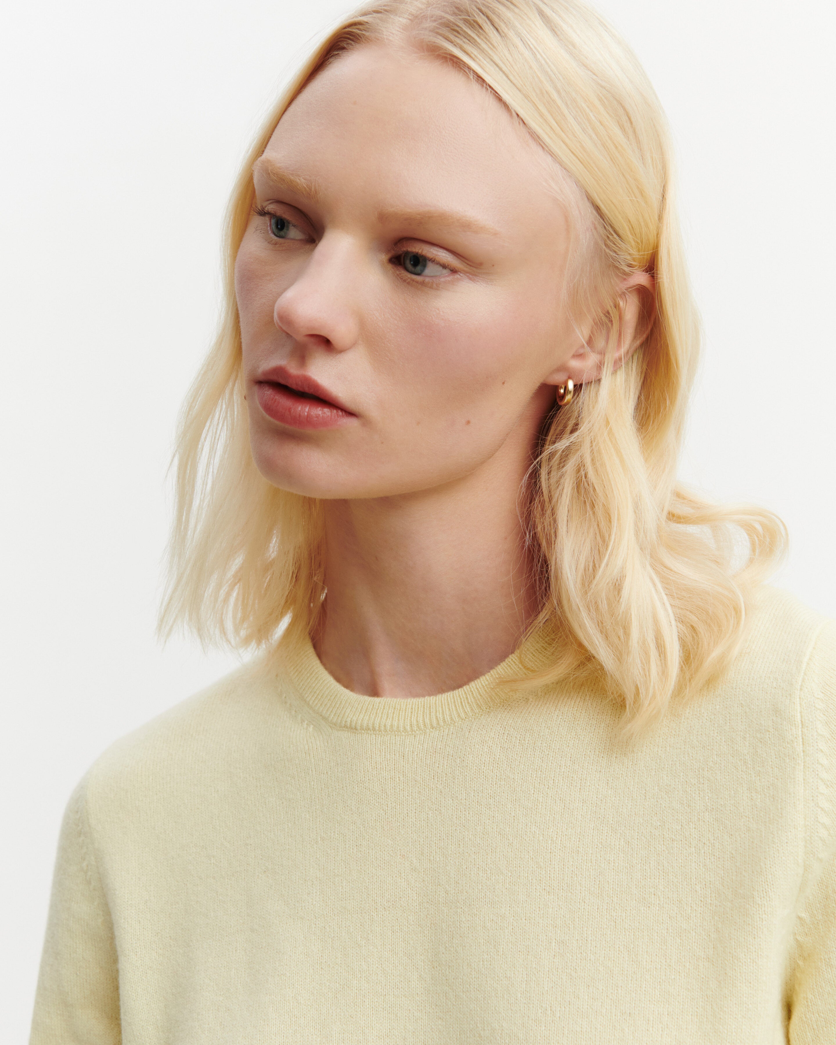 Pull col rond classique-ZESTE-100% cachemire