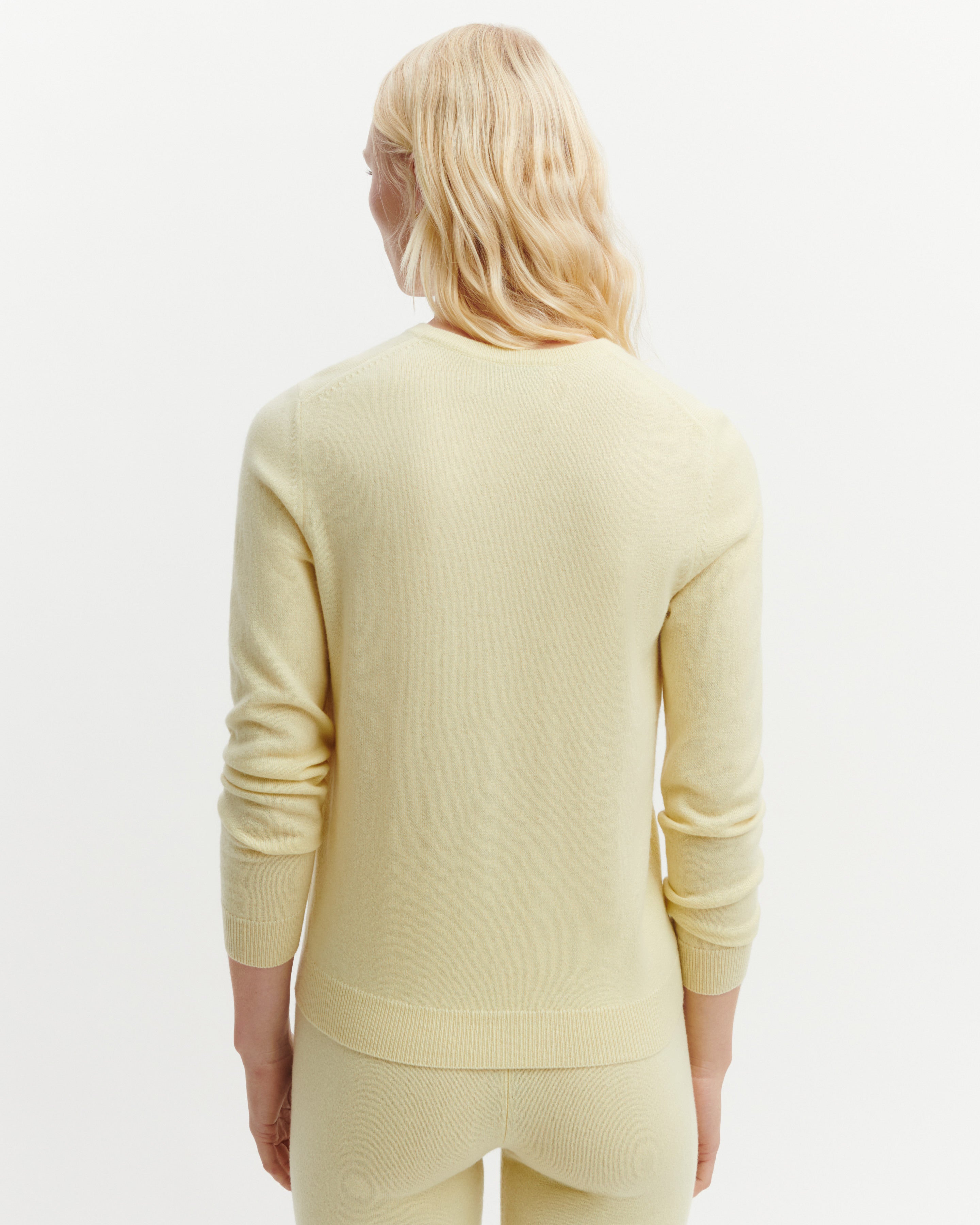 Pull col rond classique-ZESTE-100% cachemire