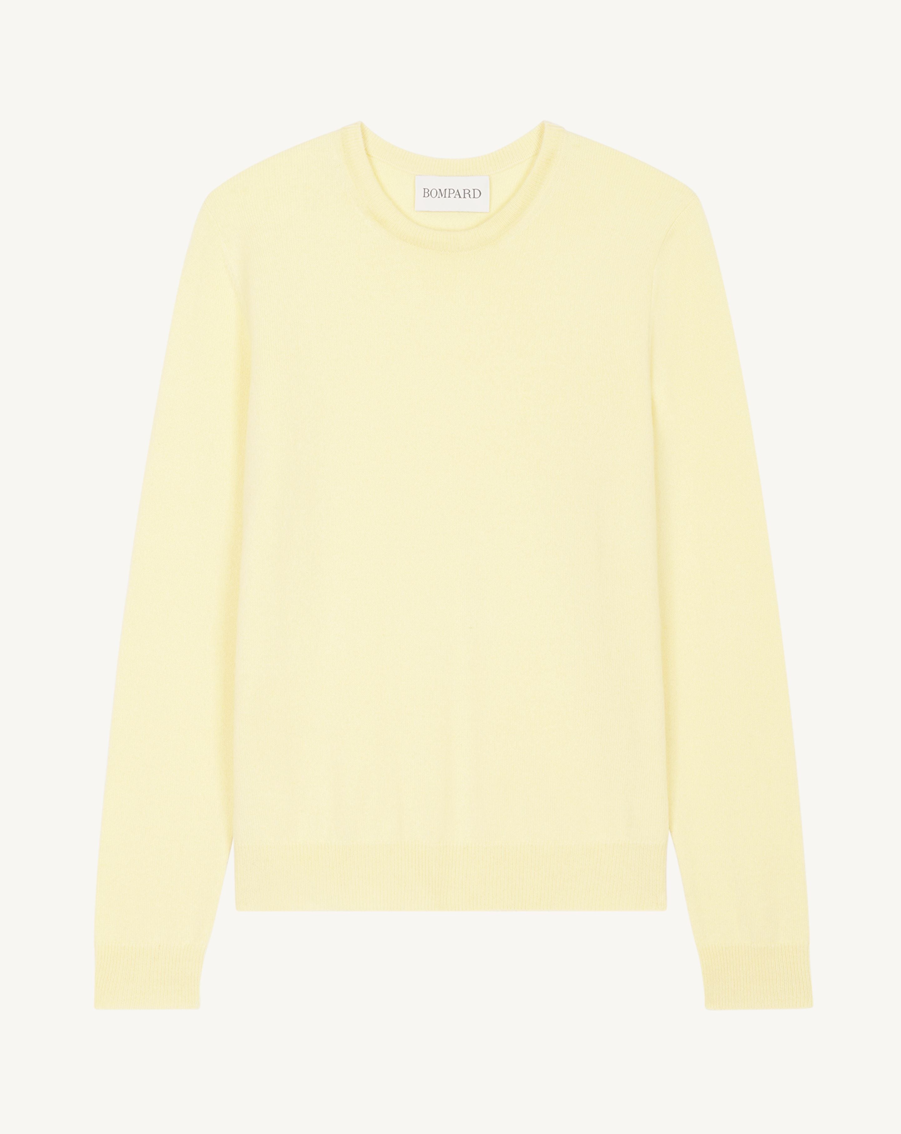 Pull col rond classique-ZESTE-100% cachemire