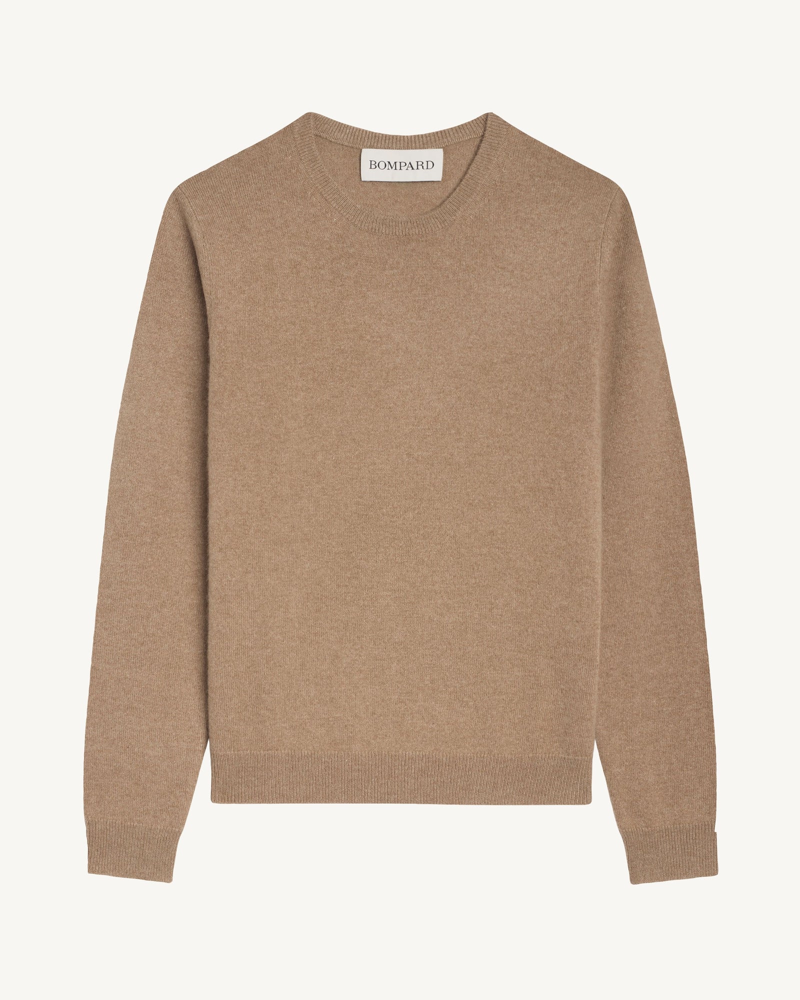 Pull col rond classique-KRAFT-100% cachemire