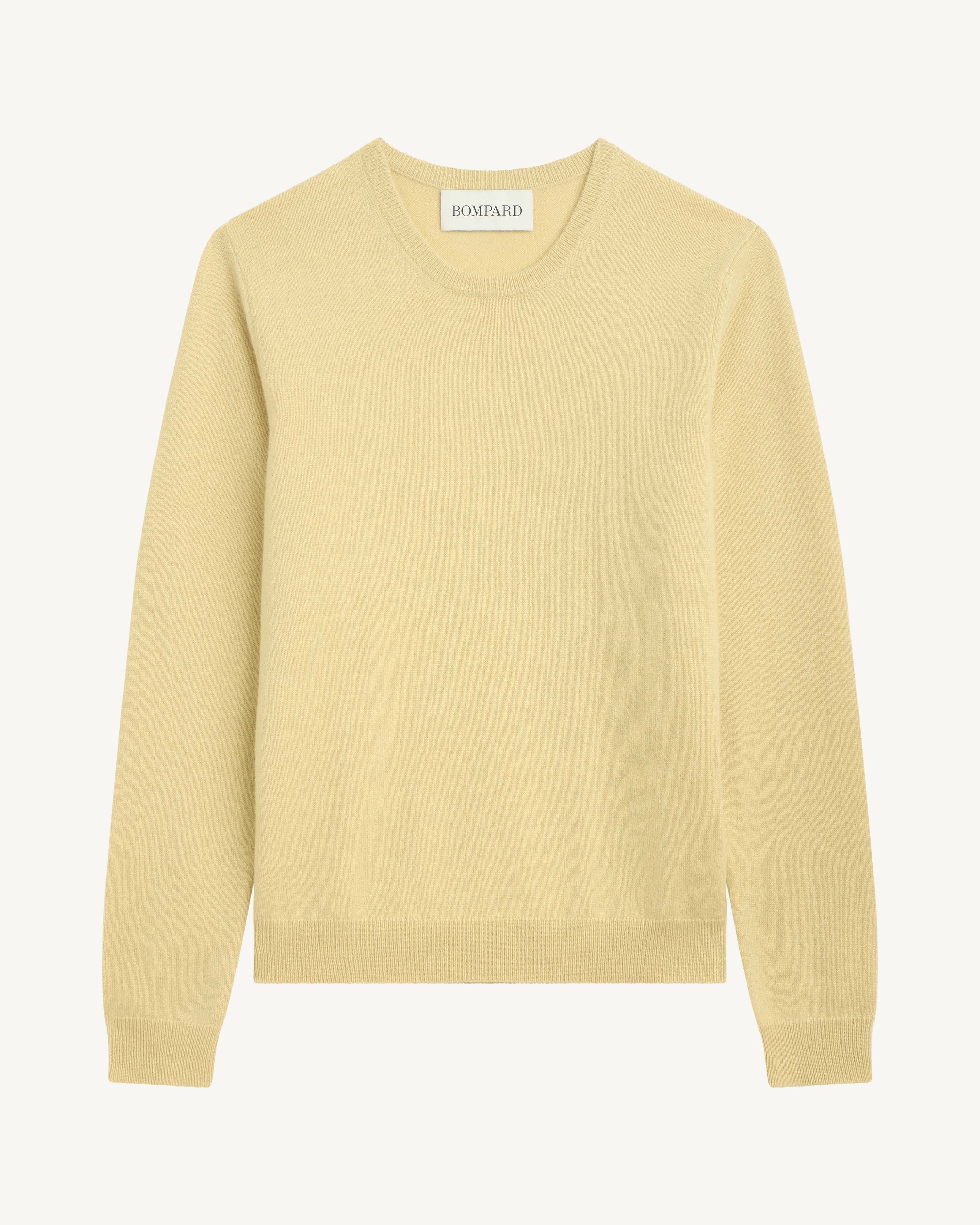 Pull col rond classique-ACACIA-100% cachemire