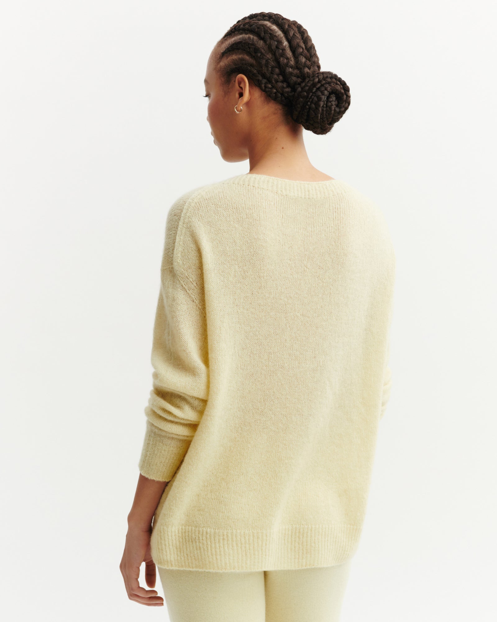 Col rond maille plume-ZESTE-40% : baby alpaga; 32% : soie; 28% : cachemire