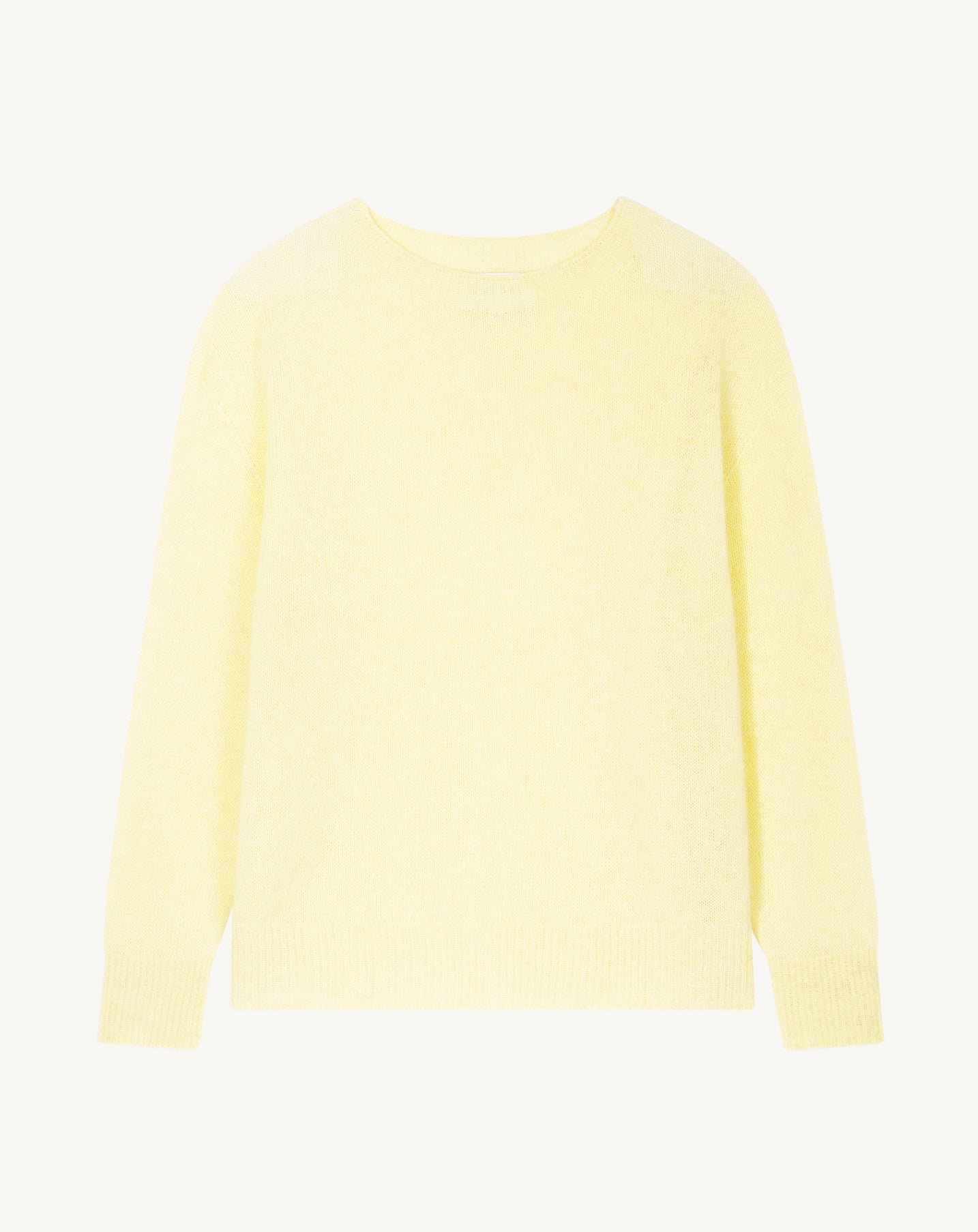 Col rond maille plume-ZESTE-40% : baby alpaga; 32% : soie; 28% : cachemire