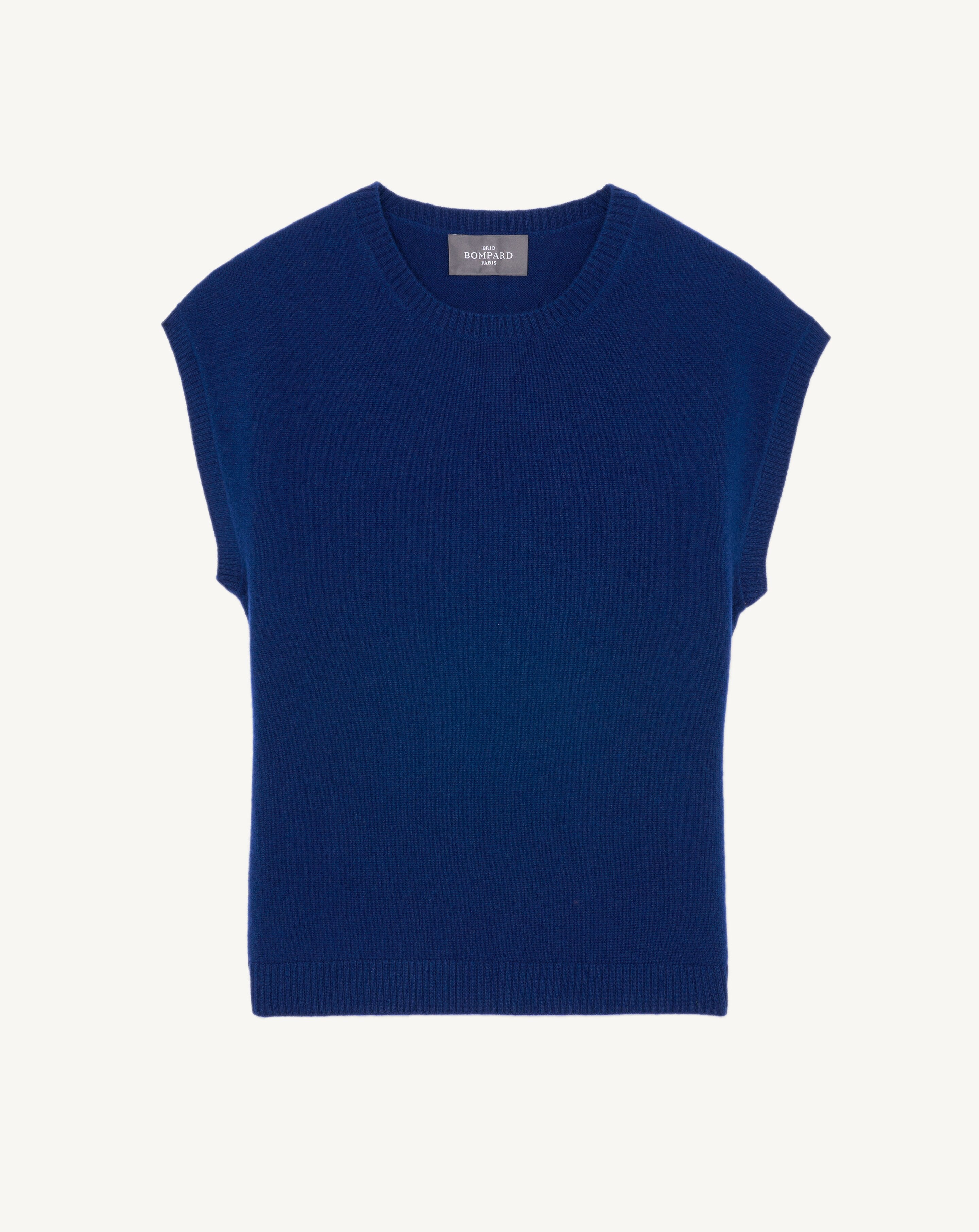 Pull à petites manches-AMIRAL-100% cachemire