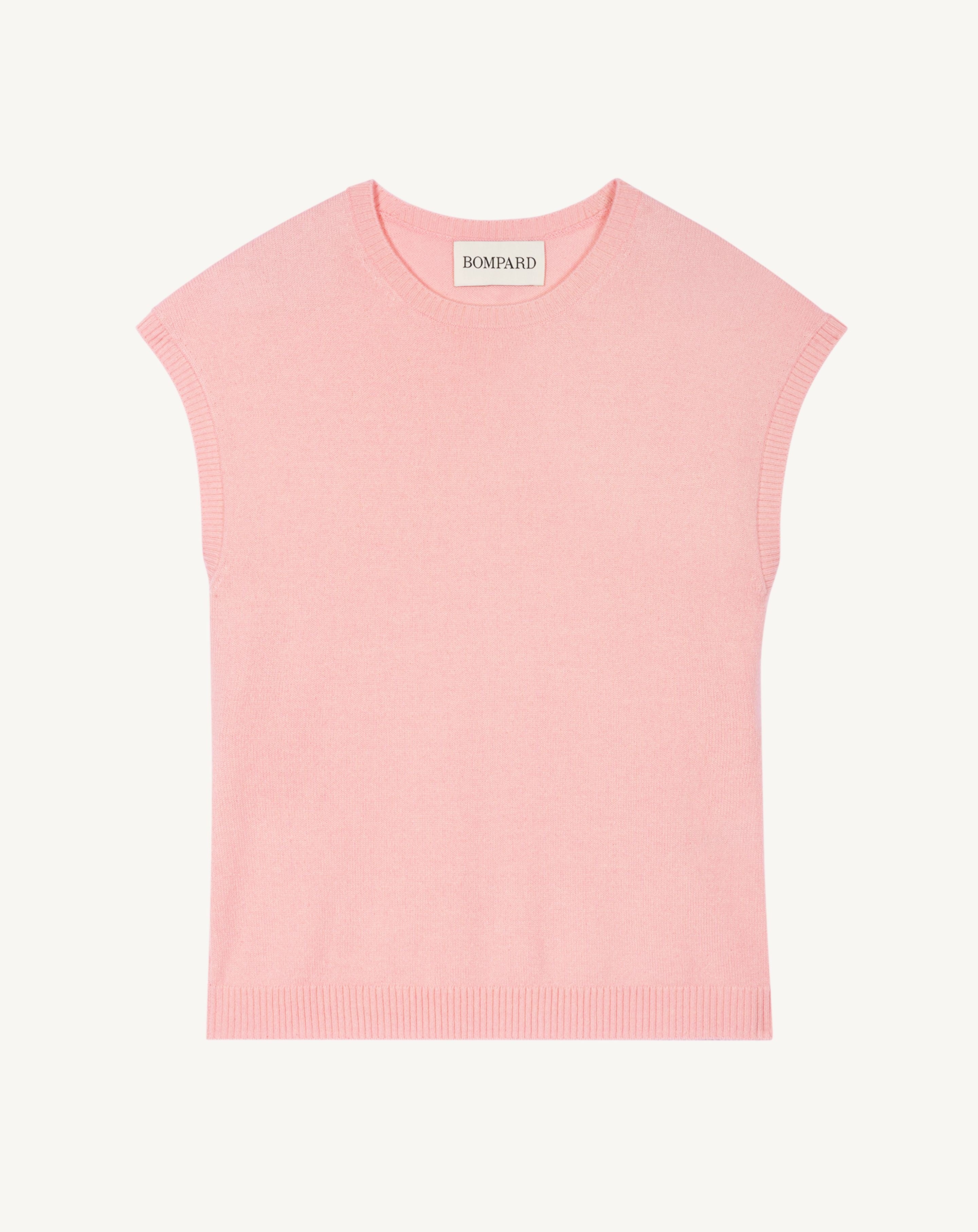 Pull à petites manches-SAKURA-100% cachemire