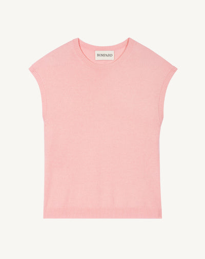 Pull à petites manches-SAKURA-100% cachemire