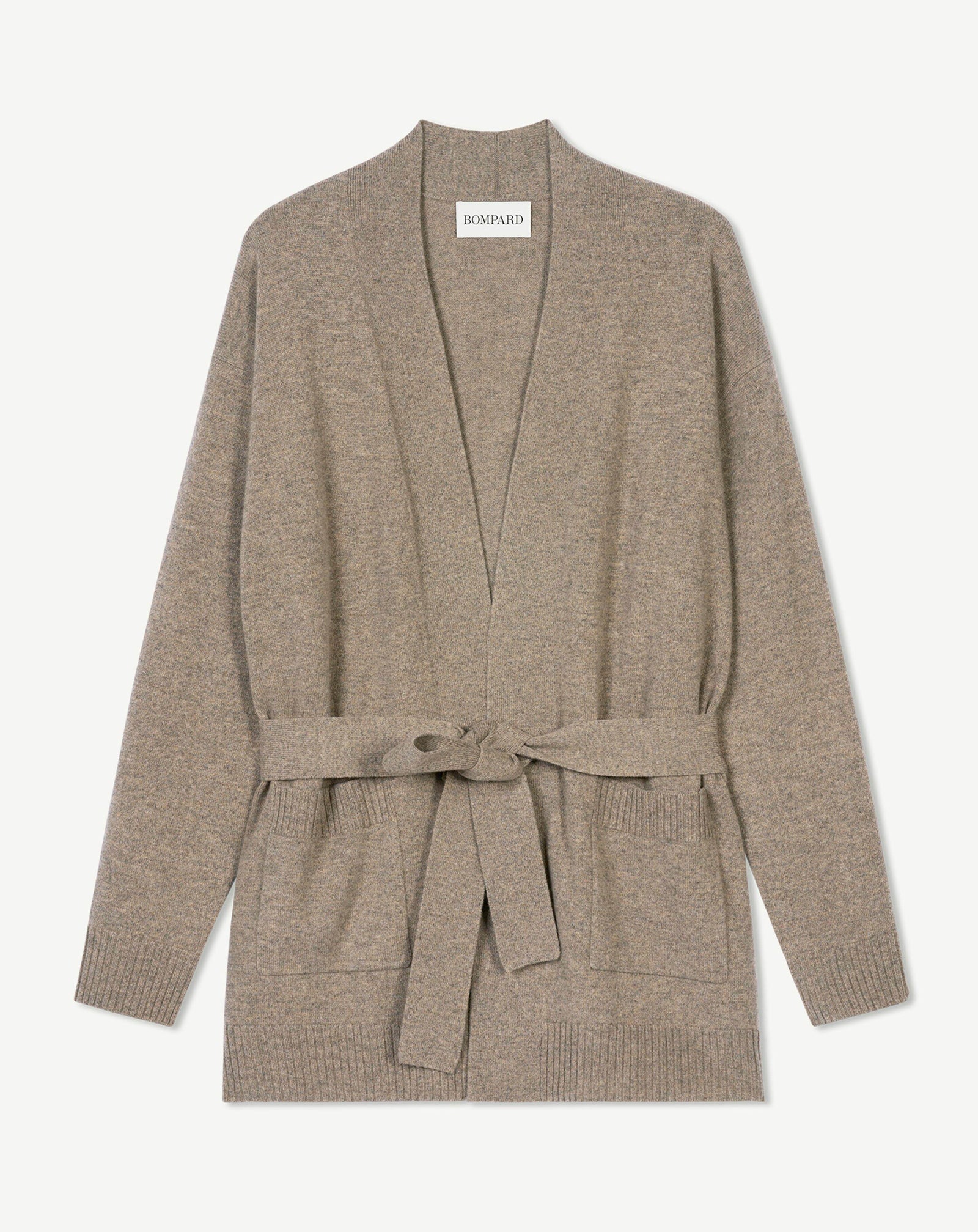 Veste cosy ceinturée-MILLET-100% cachemire